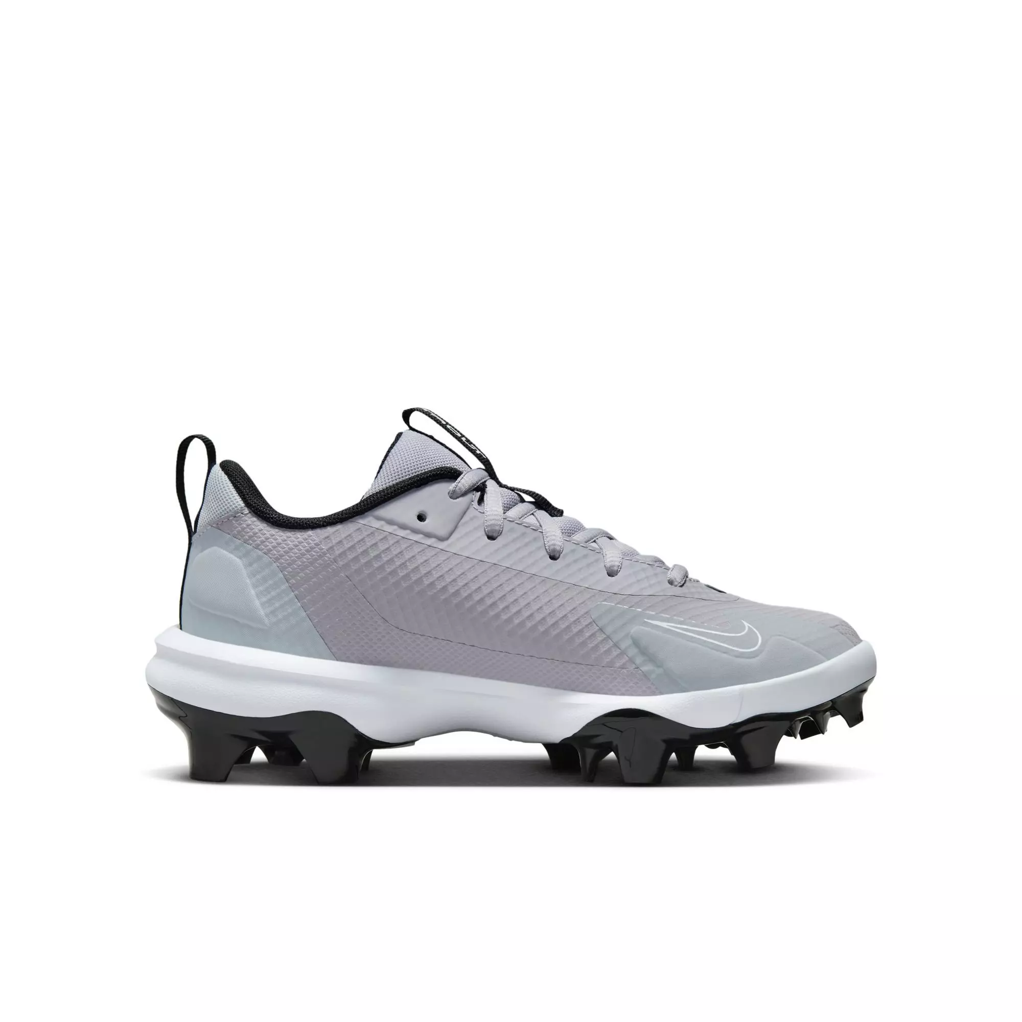 Nike Force Zoom Trout 9 Pro MCS "Pewter/Wolf Grey" Grade School Boys' Baseball Cleat - GREY/BLACK