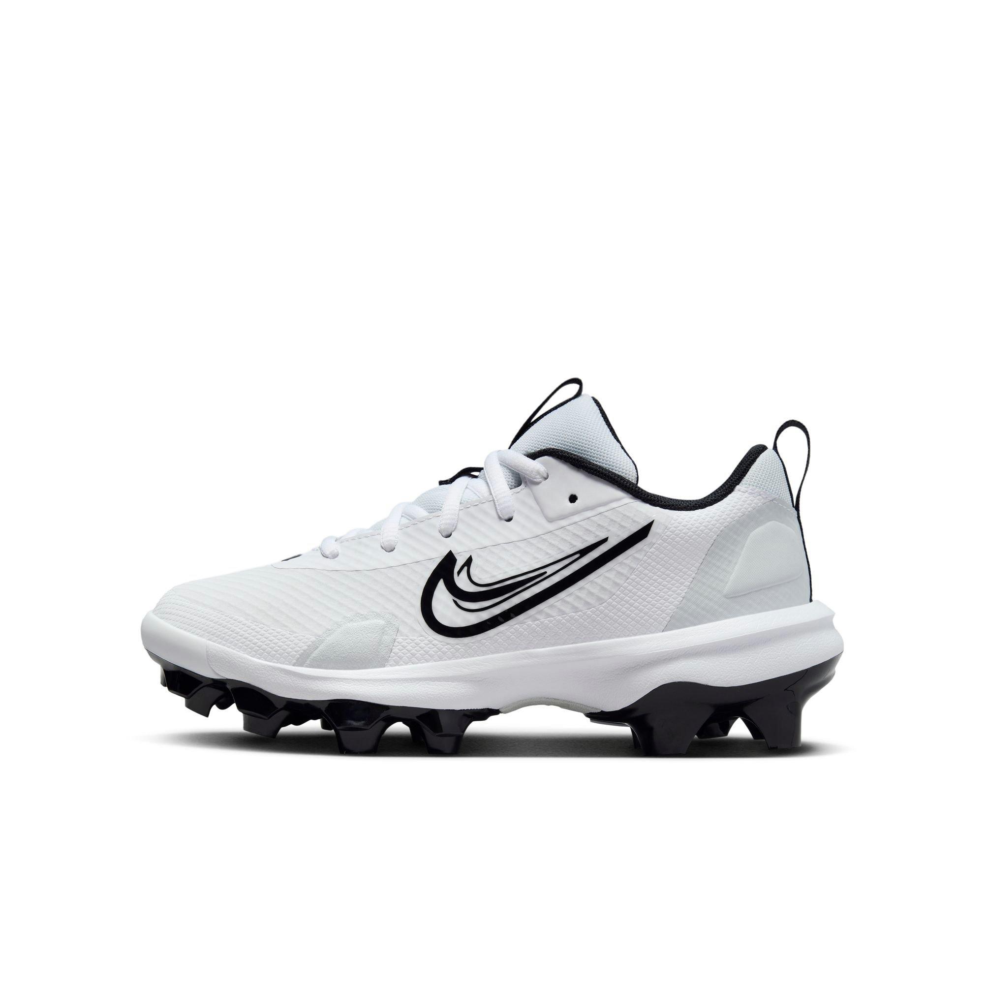 Nike Force Zoom Trout 9 Pro MCS  Grade School Boys' "White/Black/Pure Platinum" Baseball Cleat