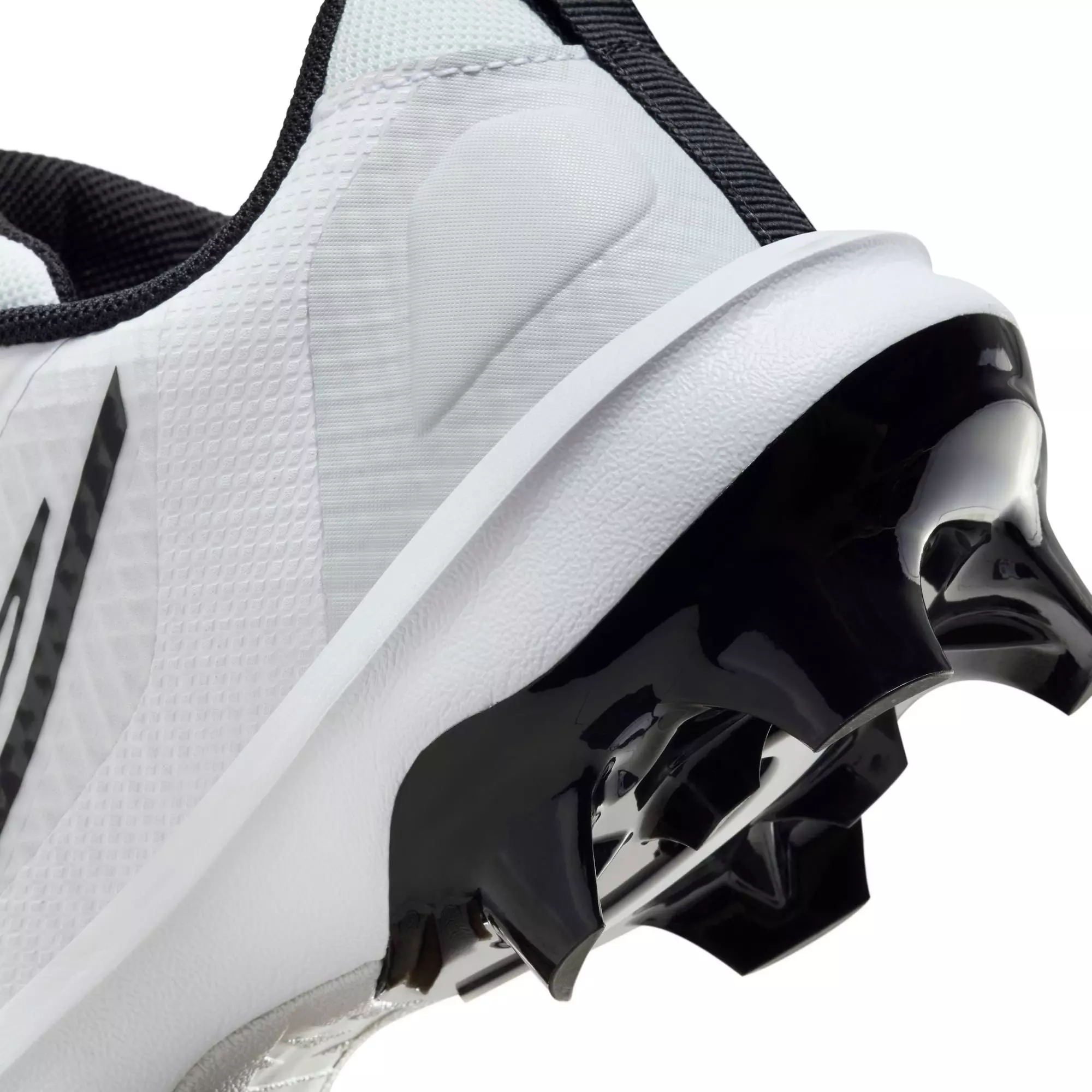 Nike Force Zoom Trout 9 Pro MCS "White/Black/Pure Platinum" Grade School Boys' Baseball Cleat - WHITE/BLACK