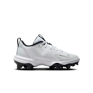 Nike Force Zoom Trout 9 Pro MCS "White/Black/Pure Platinum" Grade School Boys' Baseball Cleat