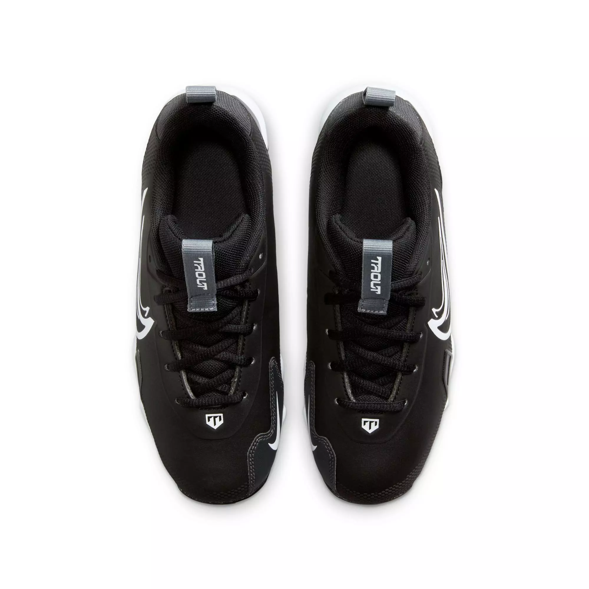 Nike Force Trout 9 Keystone "Black/White/Anthracite/Cool Grey" Grade School Boys' Baseball Cleat - BLACK/WHITE