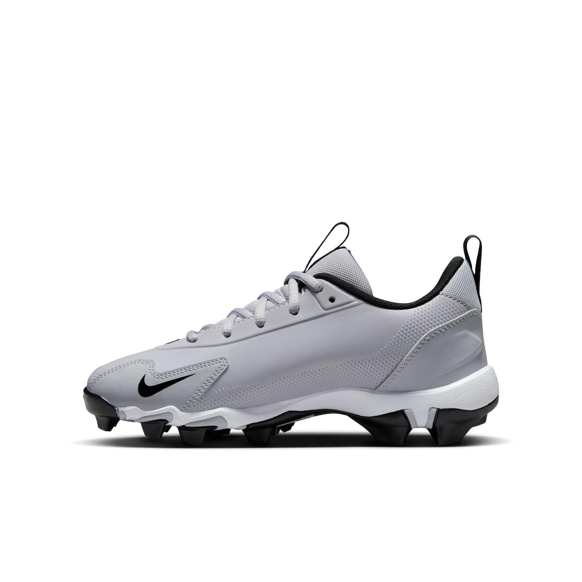 Nike Force Trout 9 Keystone Pewter Black Wolf Grey Preschool Boys Baseball Cleat Hibbett