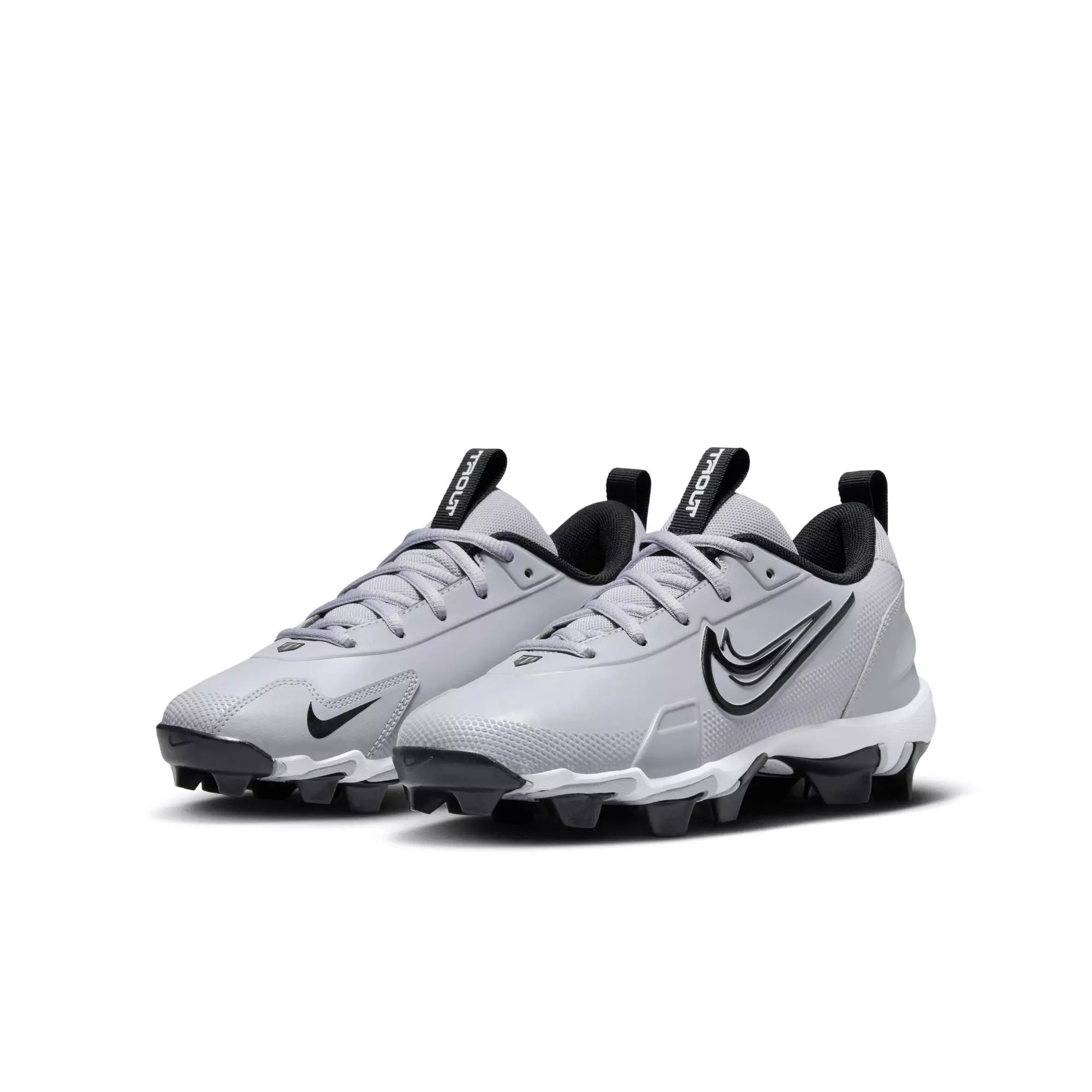 Nike Force Trout 9 Keystone "Pewter/Black/Wolf Grey" Preschool Boys' Baseball Cleat - GREY/BLACK