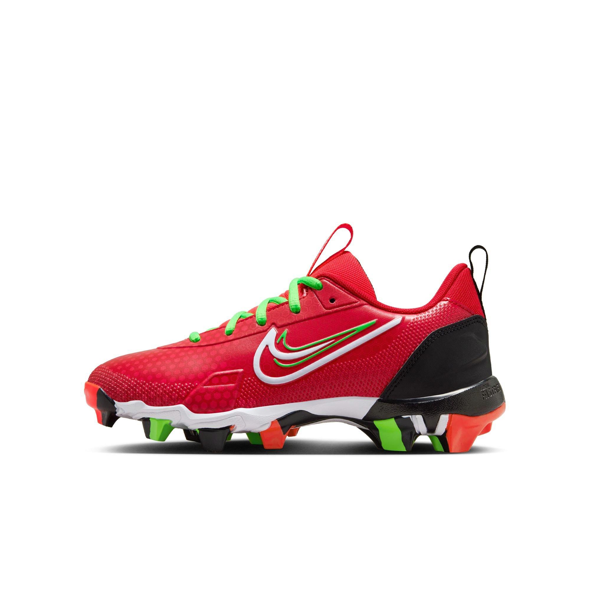 Nike Force Trout 9 Keystone "University Red/White/Bright Crimson" Preschool Boys' Cleat - RED/BLACK Thumbnail View 3