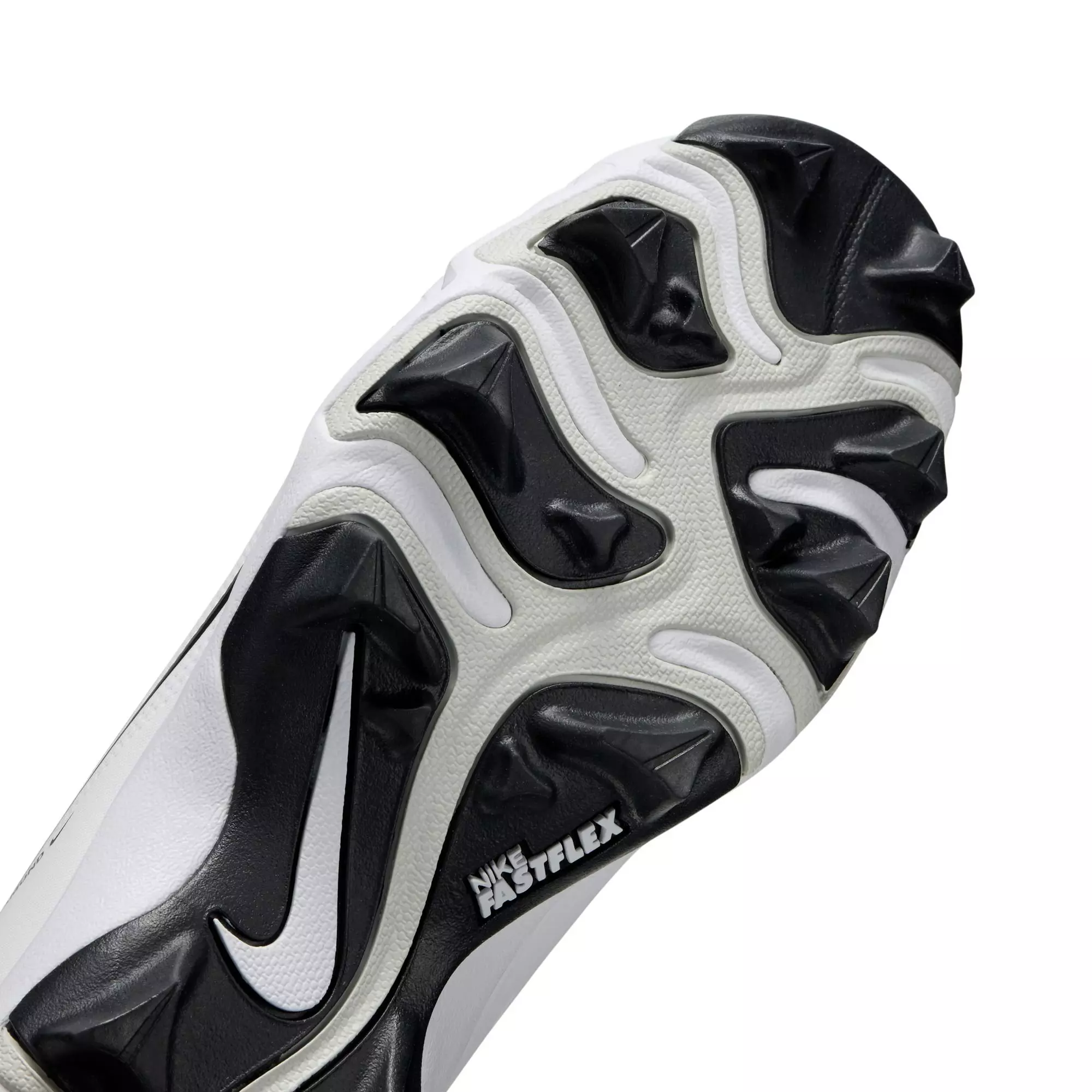 Nike Hyperdiamond 4 Keystone "White/Black/Photon Dust/Volt" Women's Softball Cleat - WHITE/BLACK