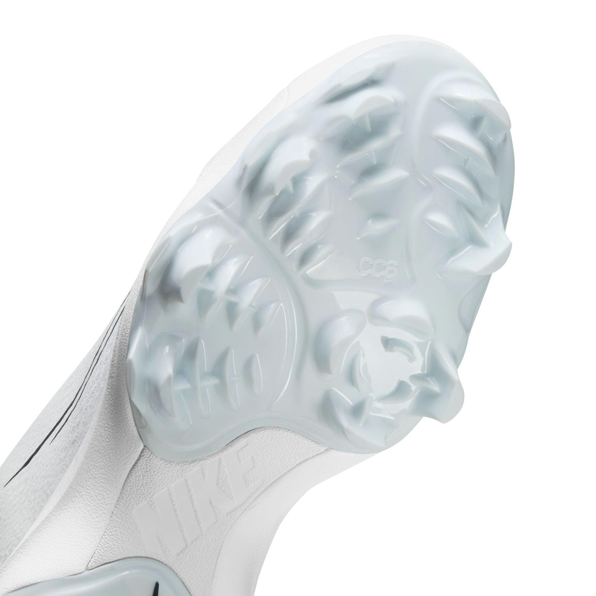 Nike Hyperdiamond 4 Pro MCS "White/Black/Photon Dust/Volt" Women's Softball Cleat - WHITE/BLACK Thumbnail View 9