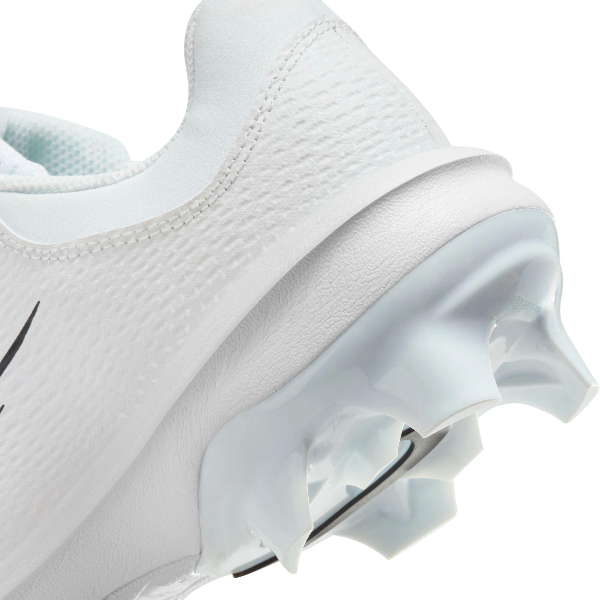 Nike Hyperdiamond 4 Pro MCS "White/Black/Photon Dust/Volt" Women's Softball Cleat - WHITE/BLACK Thumbnail View 10