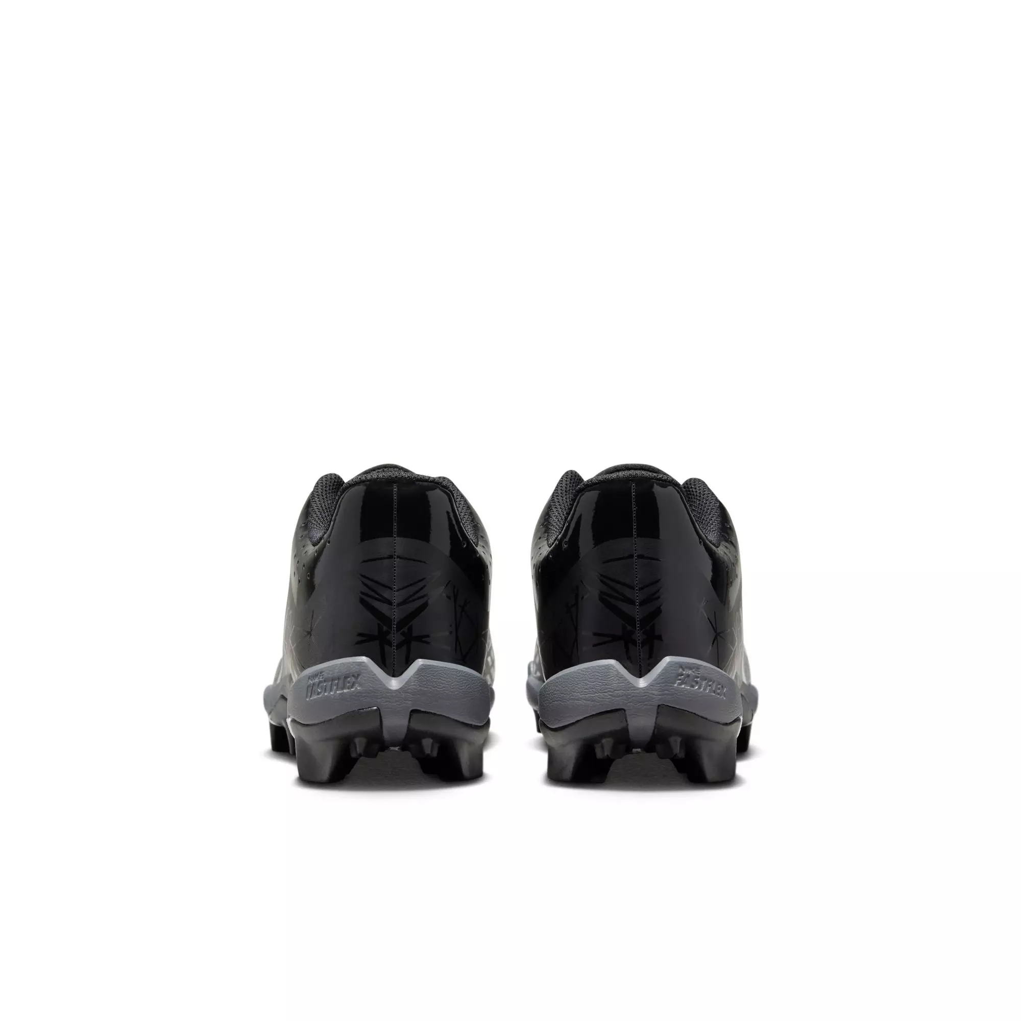 Nike Hyperdiamond 4 Keystone GG "Black/White/Cool Grey/Volt" Grade School Girls' Softball Cleat - BLACK/WHITE