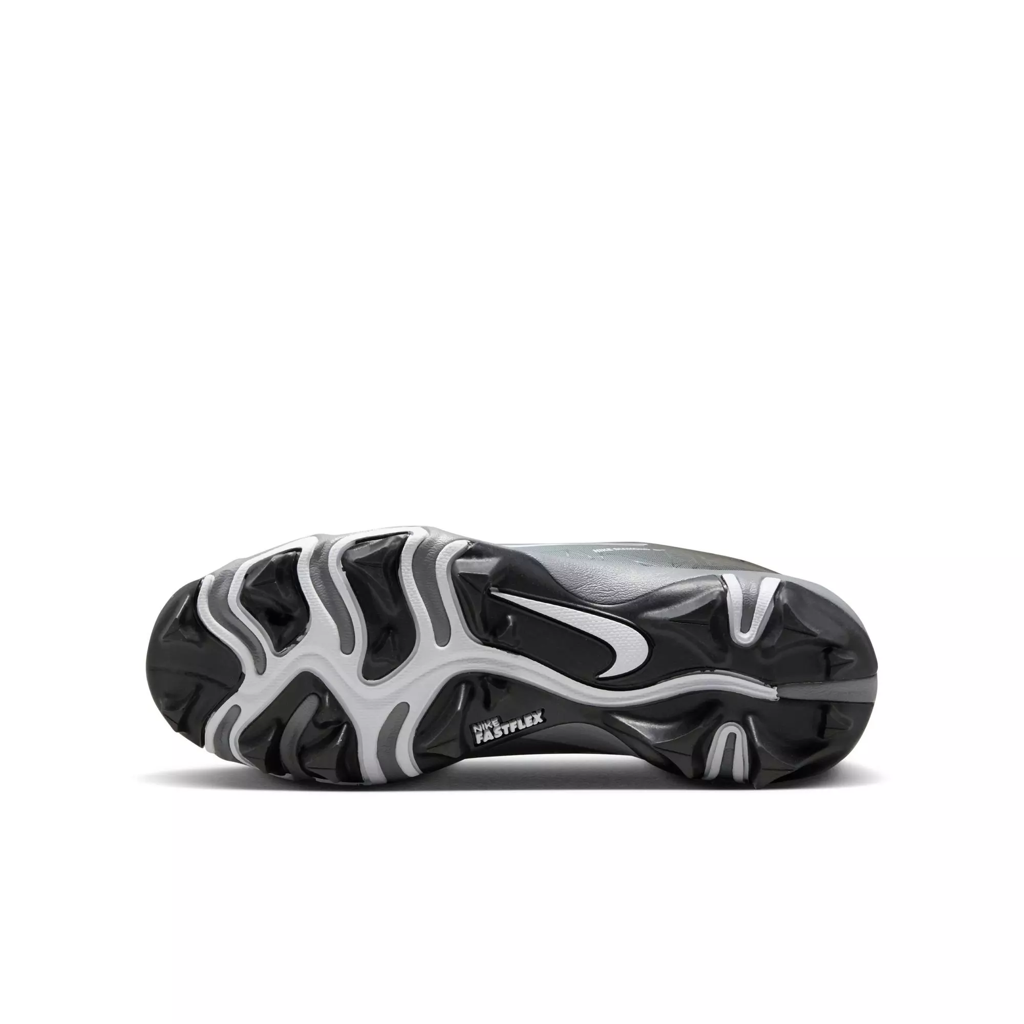 Nike Hyperdiamond 4 Keystone GG "Black/White/Cool Grey/Volt" Grade School Girls' Softball Cleat - BLACK/WHITE