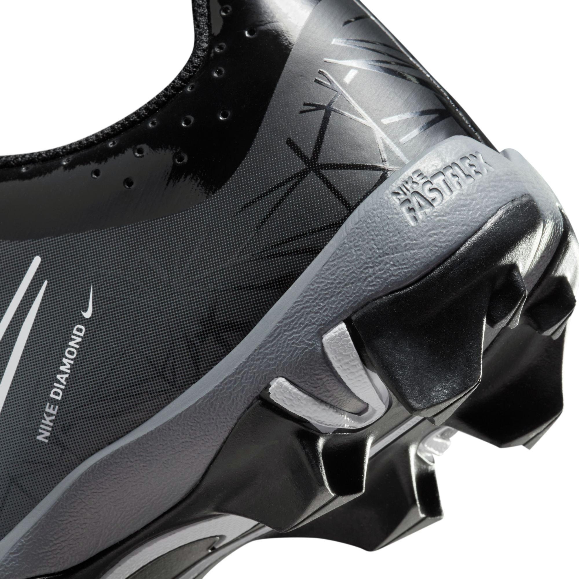 Nike Hyperdiamond 4 Keystone GG  Grade School Girls' "Black/White/Cool Grey/Volt" Softball Cleat