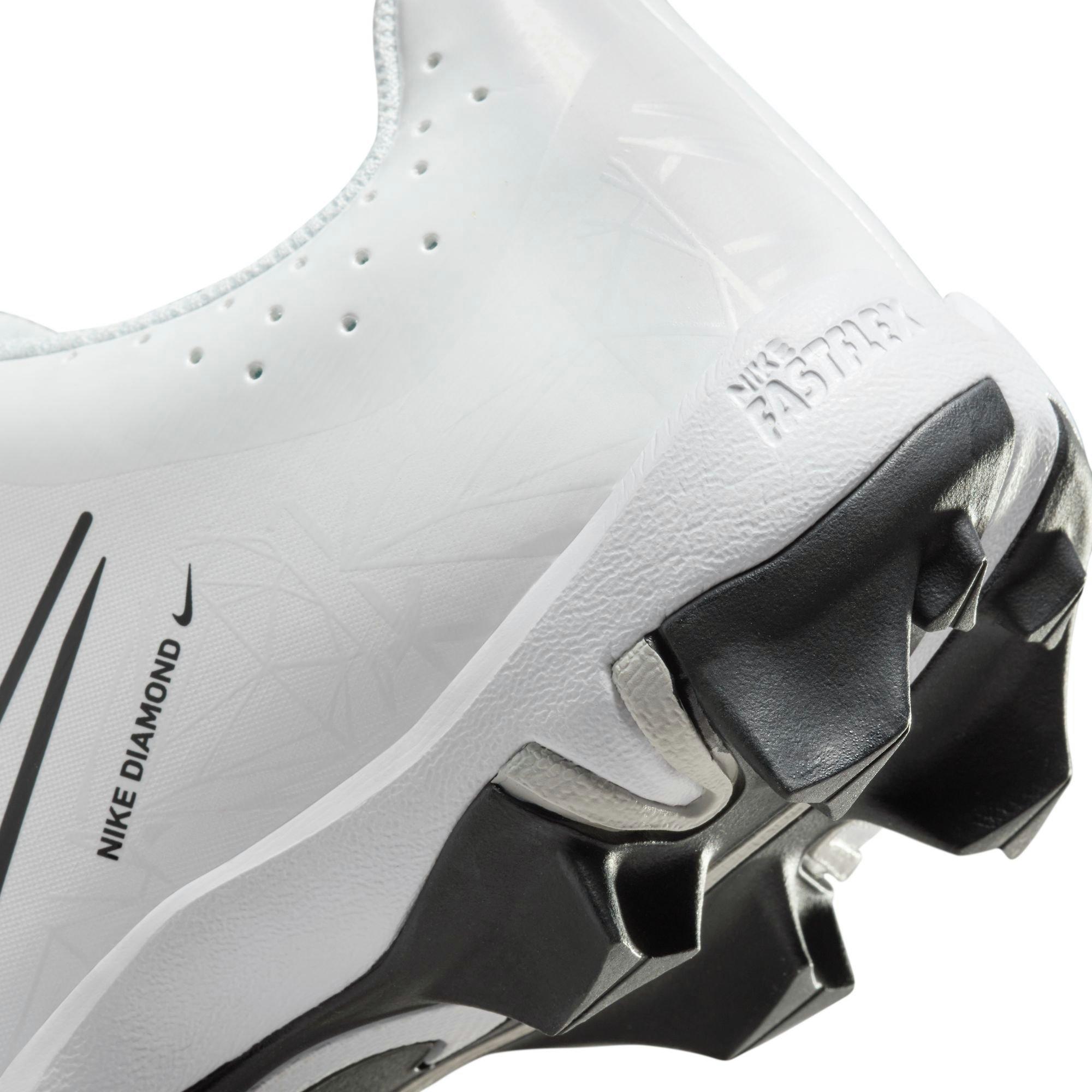 Nike Hyperdiamond 4 Keystone GG  Grade School Girls' "White/Black/Photon Dust/Volt" Softball Cleat