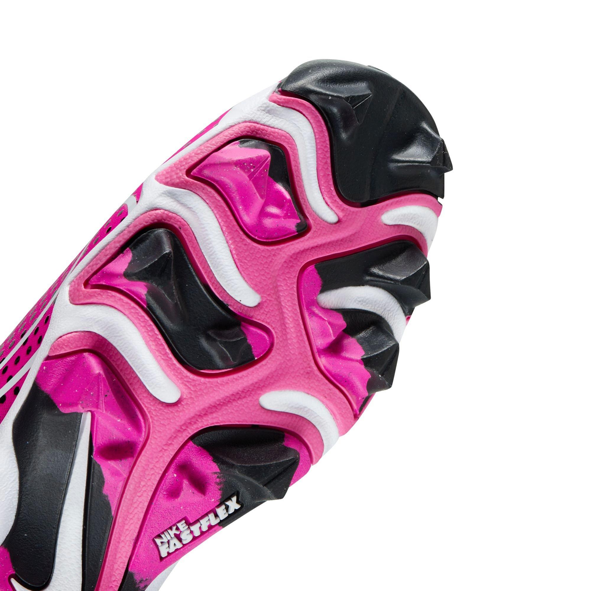Nike Hyperdiamond 4 Keystone GG  Preschool Girls' "Black/White/Fierce Pink" Softball Cleat