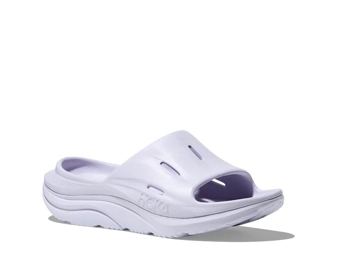 Hoka Ora 3 Recovery "Ether" Unisex Slide - OFF-WHITE Thumbnail View 5