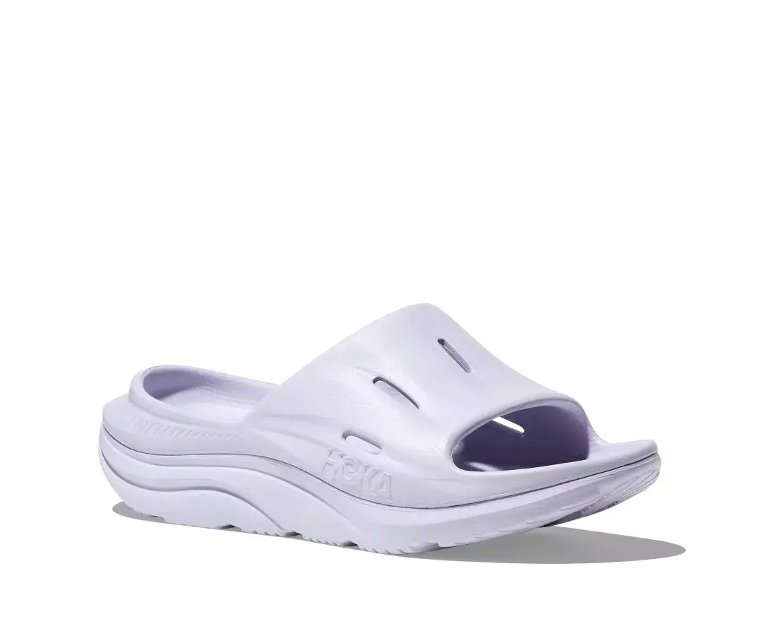 Hoka Ora 3 Recovery "Ether" Unisex Slide - OFF-WHITE