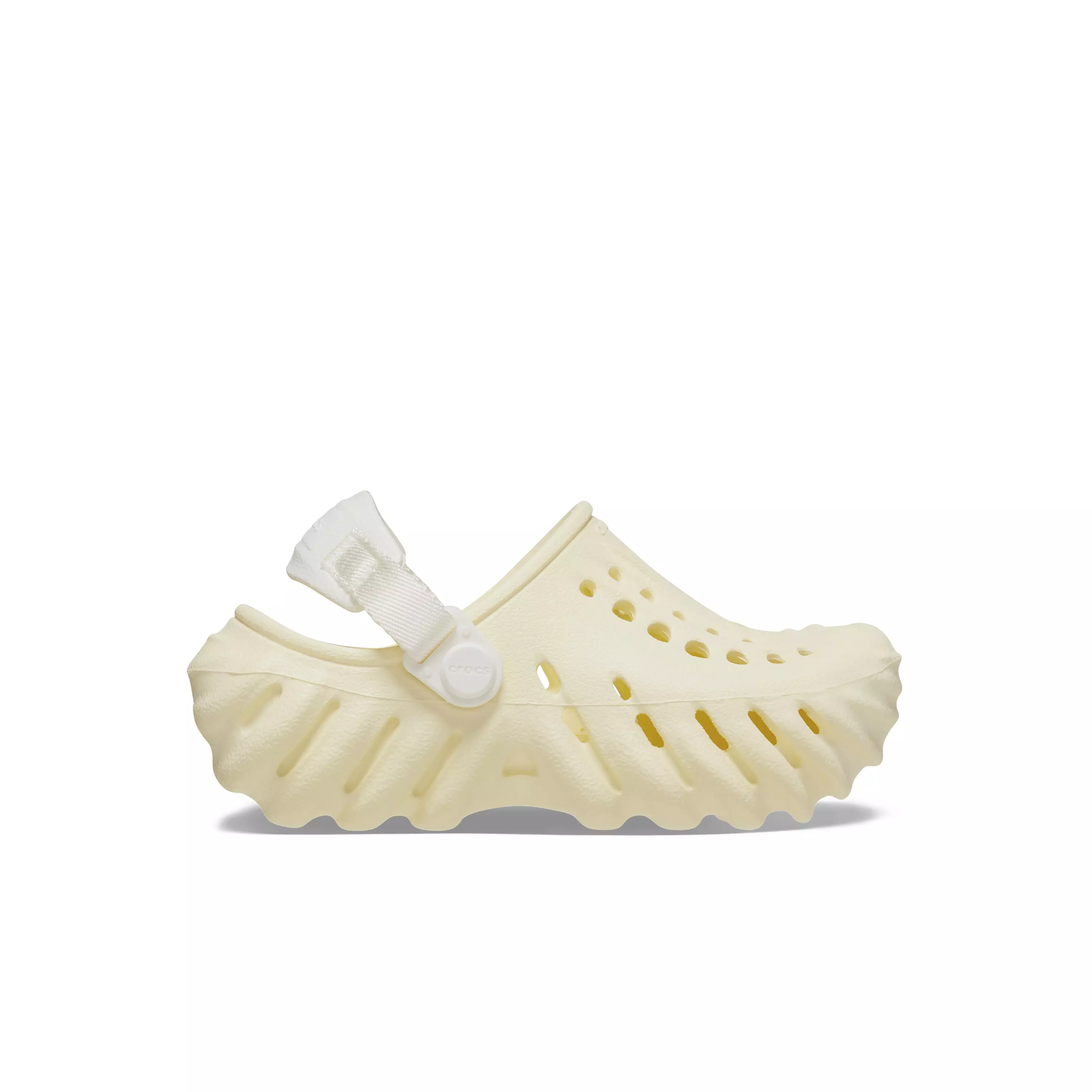 Crocs Echo "Buttercream" Toddler Girls' Clog - CREAM