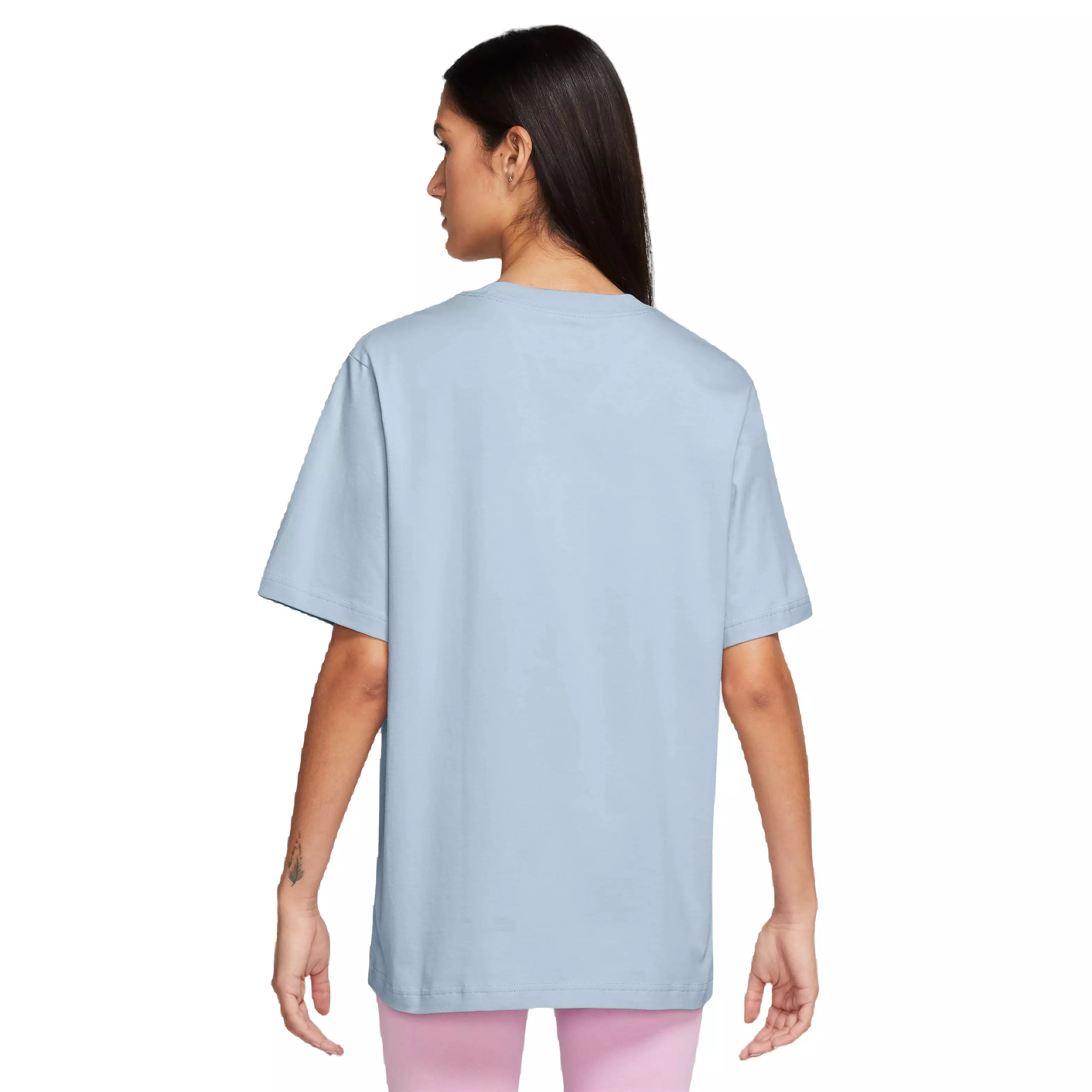 Nike Women's Sportswear Tee-Lt Blue - LT BLUE