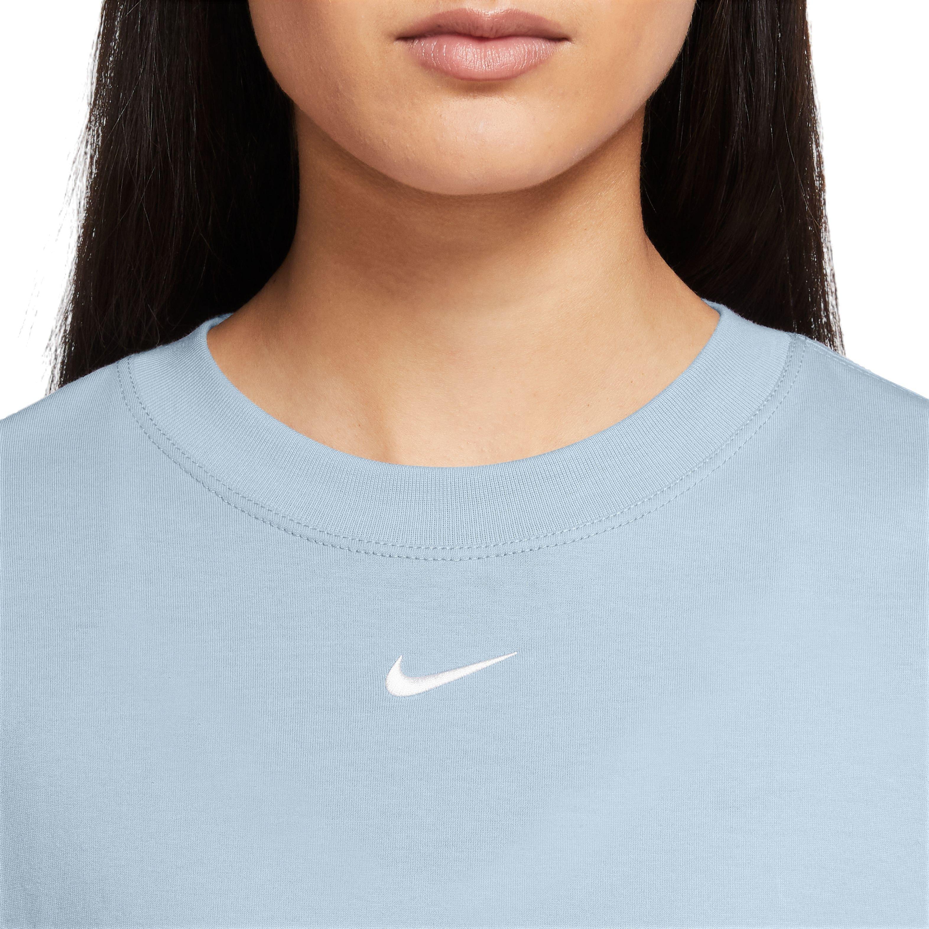 Nike Women's Sportswear Tee-Lt Blue - LT BLUE Thumbnail View 3