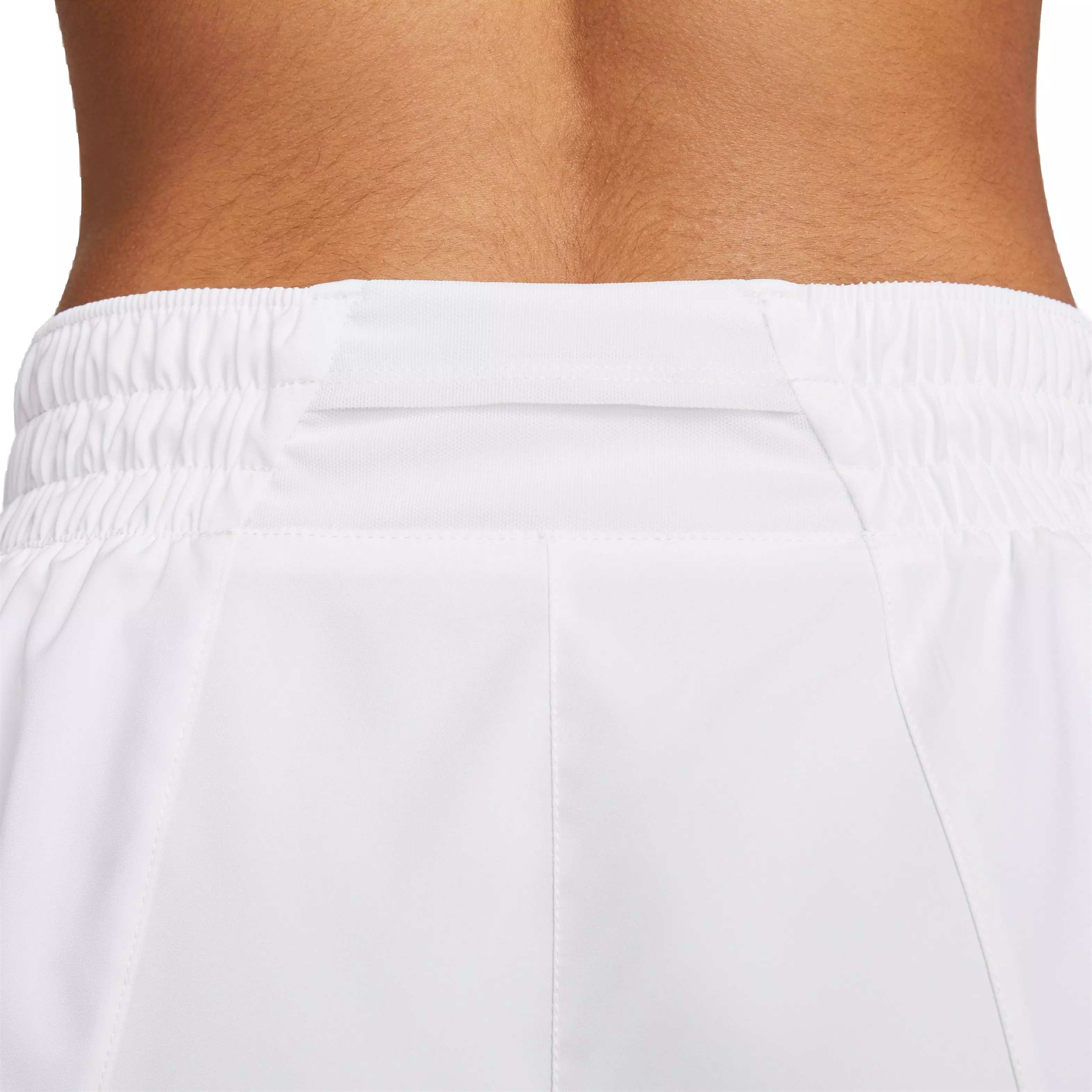 Nike Women's One Dri-FIT Mid-Rise 3" Brief-Line Shorts-White - WHITE