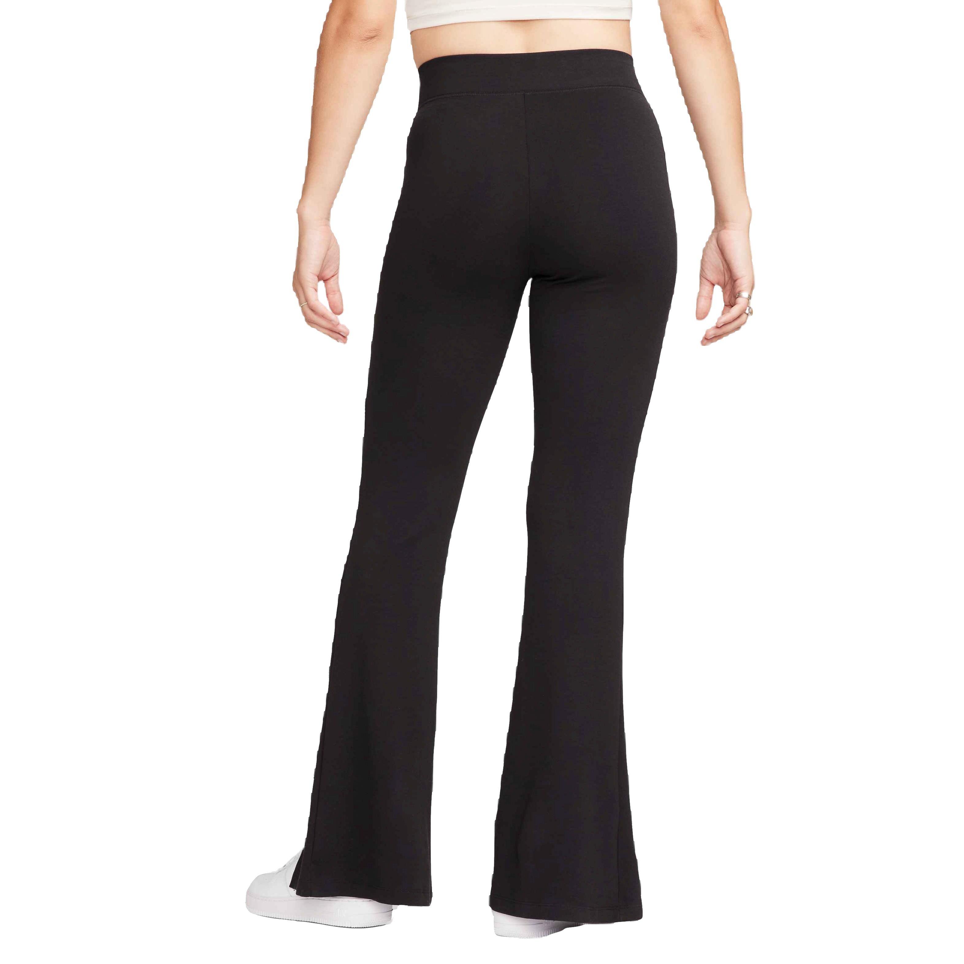 Nike Women's Air High-Waisted Slit Leggings - BLACK Thumbnail View 2