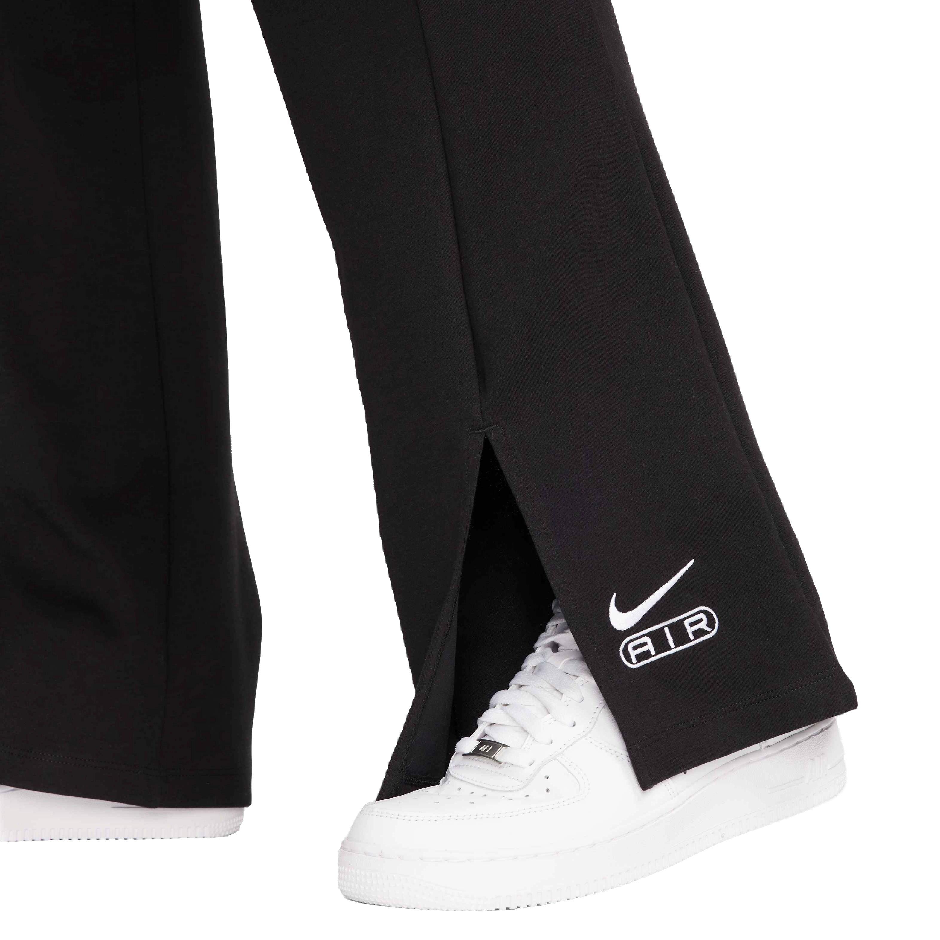 Nike Women's Air High-Waisted Slit Leggings - BLACK Thumbnail View 4