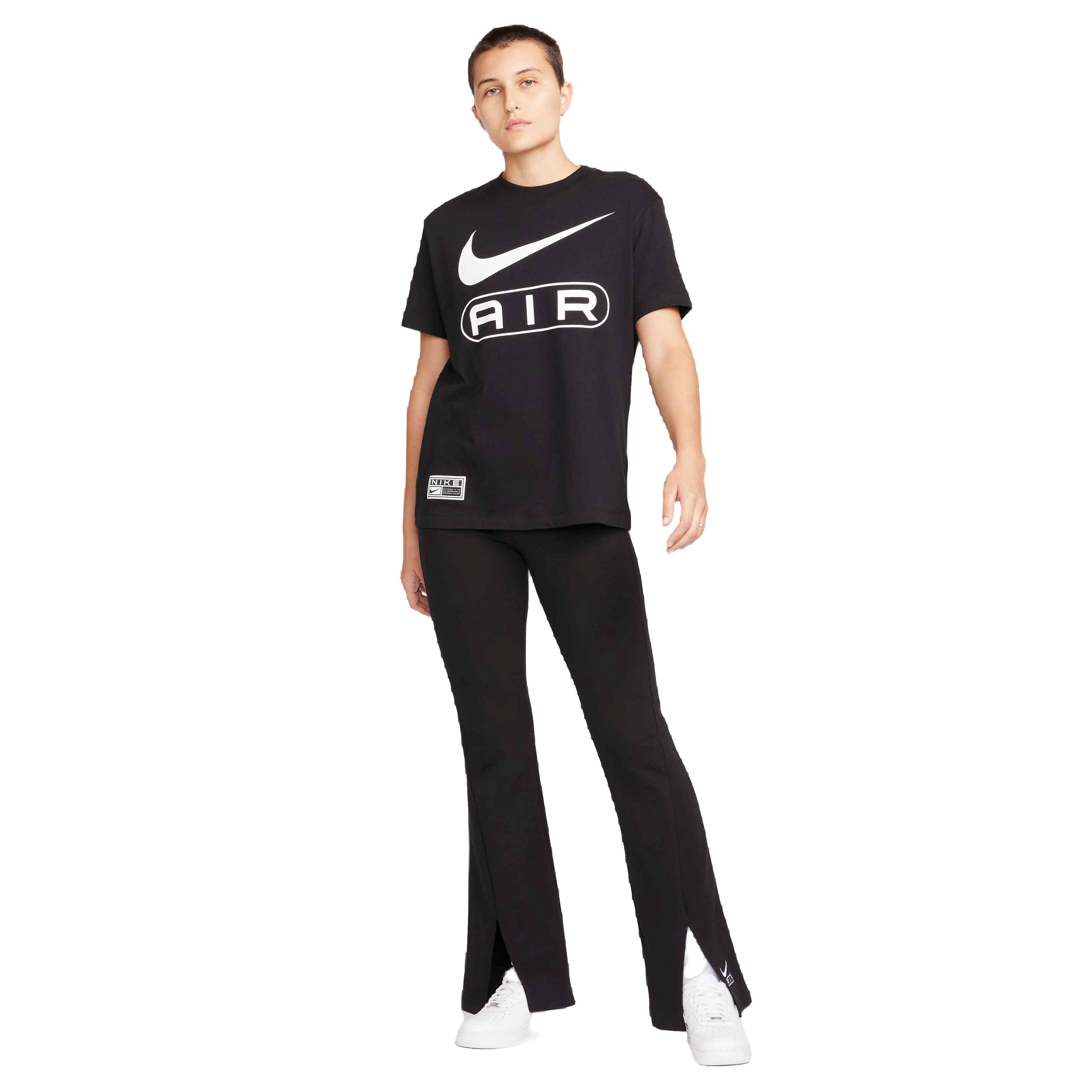 Nike Women's Air High-Waisted Slit Leggings - BLACK Thumbnail View 5