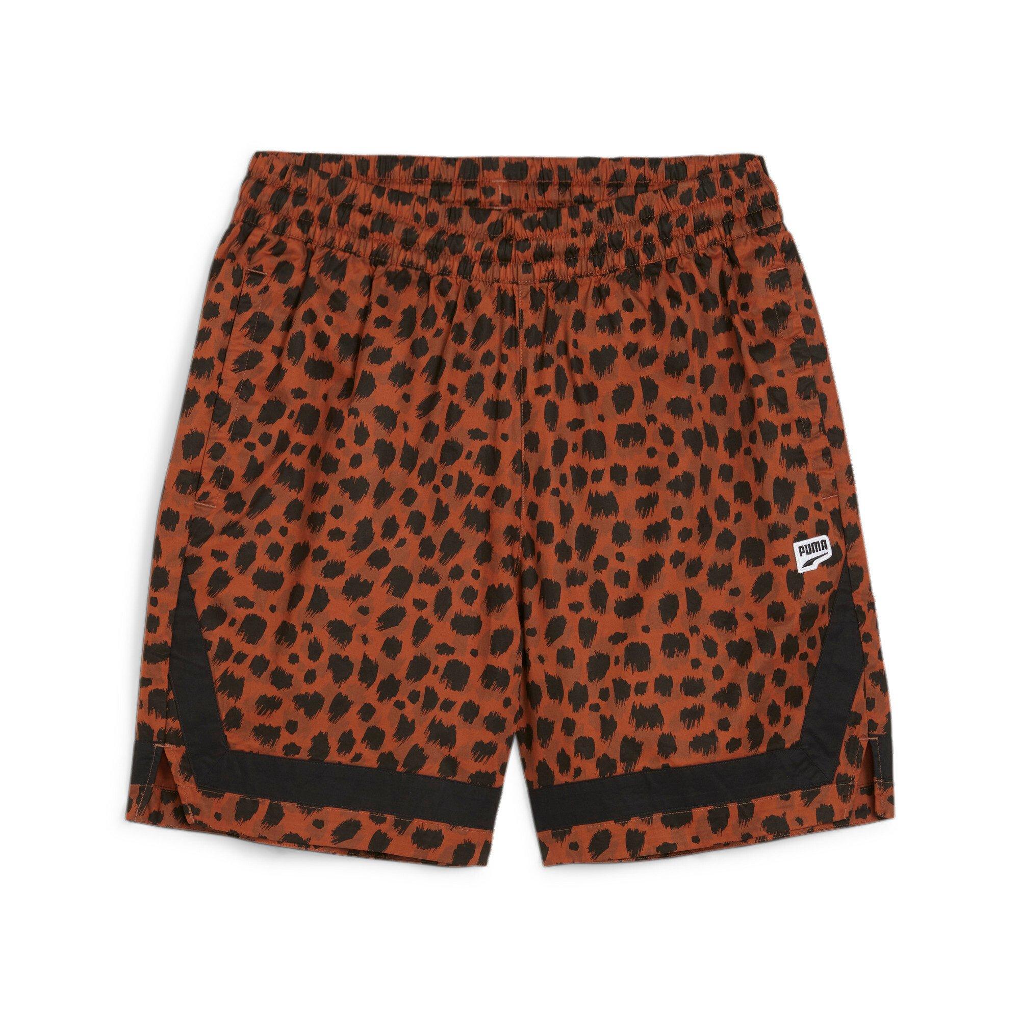 PUMA  Downtown All-Over-Printed 7" Men's Brown Shorts