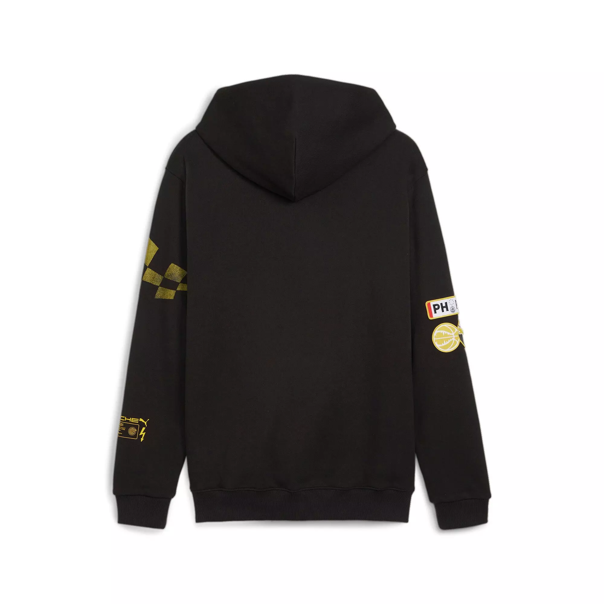 PUMA Men's Porsche Legacy Sweat Pullover Hoodie - BLACK