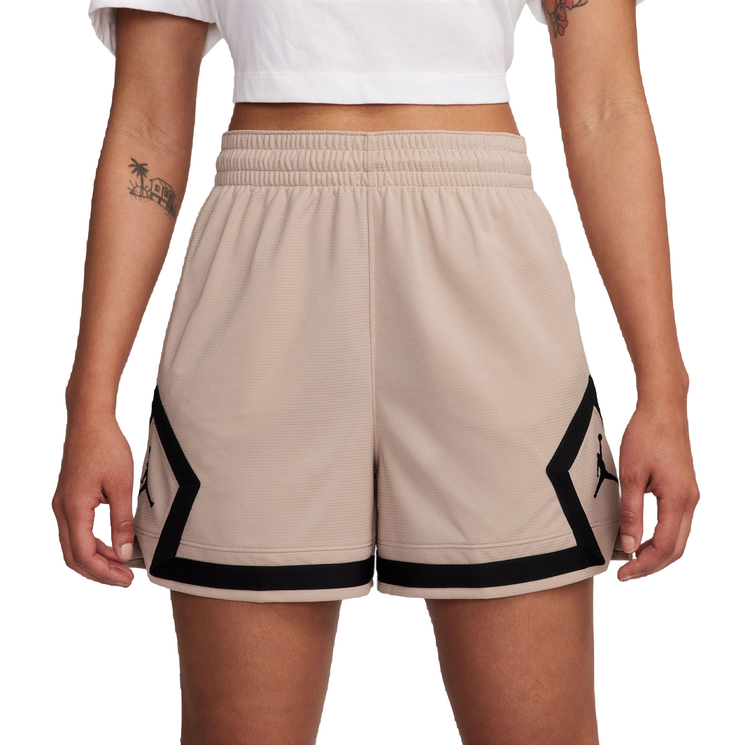 Jordan Women's 4-Inch Diamond Shorts - Particle Beige - BEIGE Thumbnail View 1
