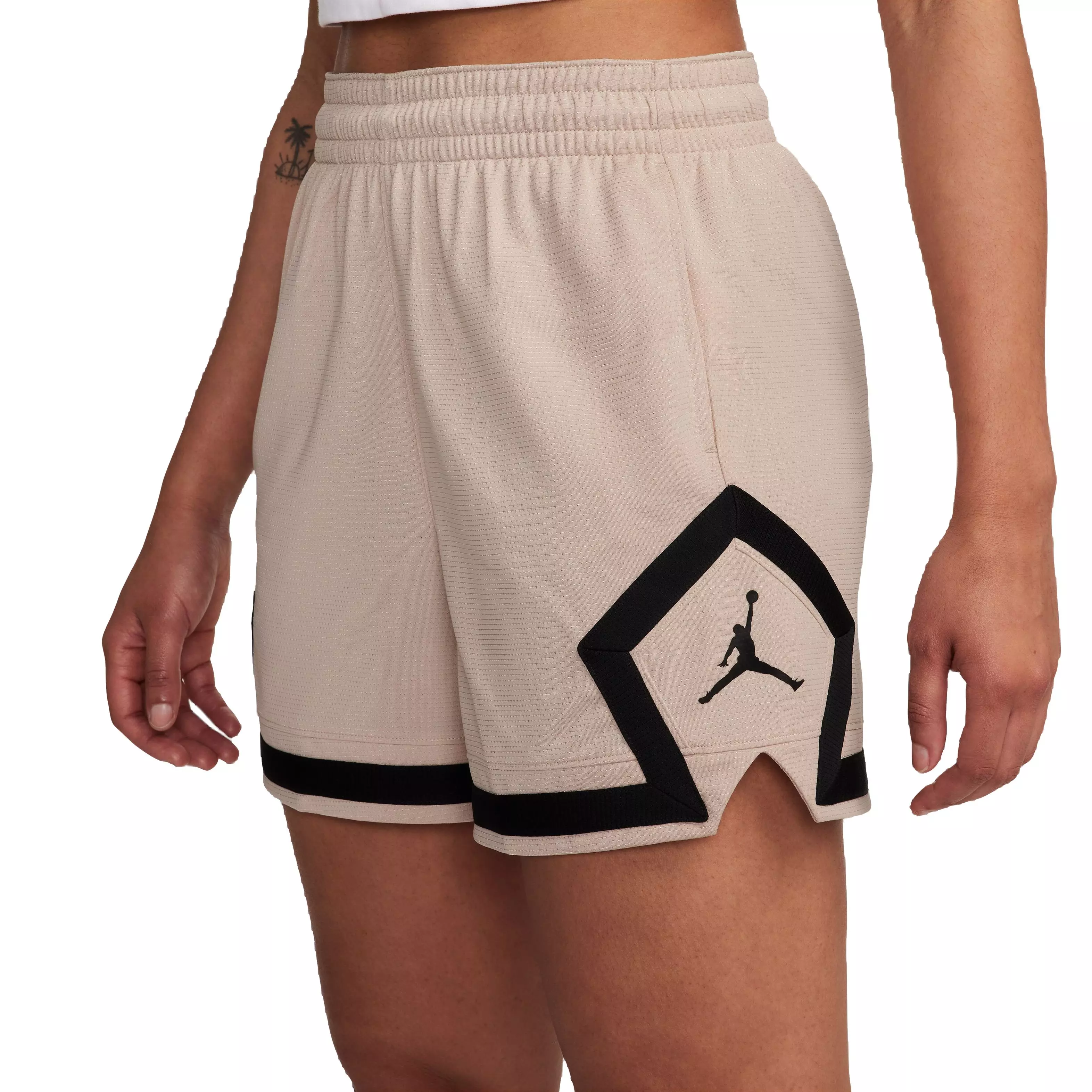 Jordan Women's 4-Inch Diamond Shorts - Particle Beige - BEIGE