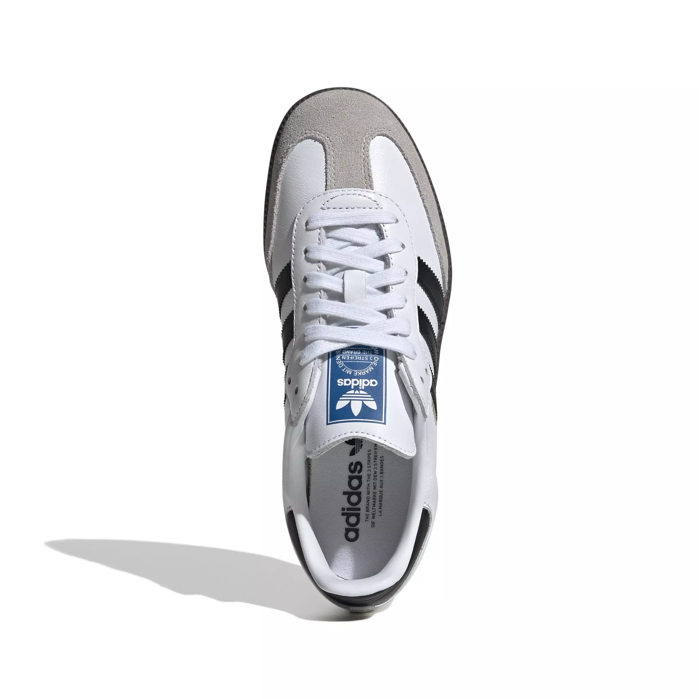 adidas Originals Samba OG "Ftwr White/Core Black/Gum" Women's Shoe - WHITE/BLACK