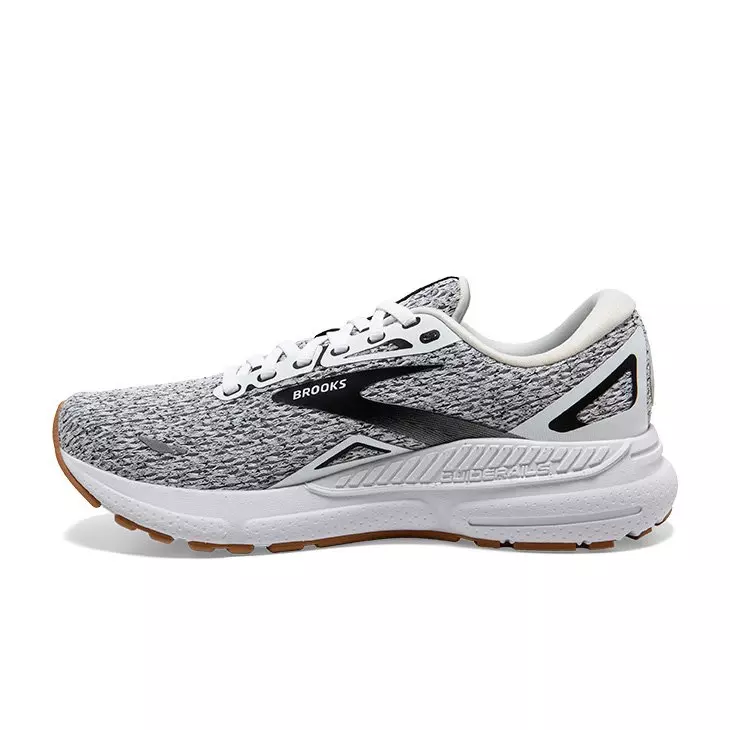 Brooks Adrenaline 23 GTS "Oreo" Men's Running Shoe - WHITE/BLACK