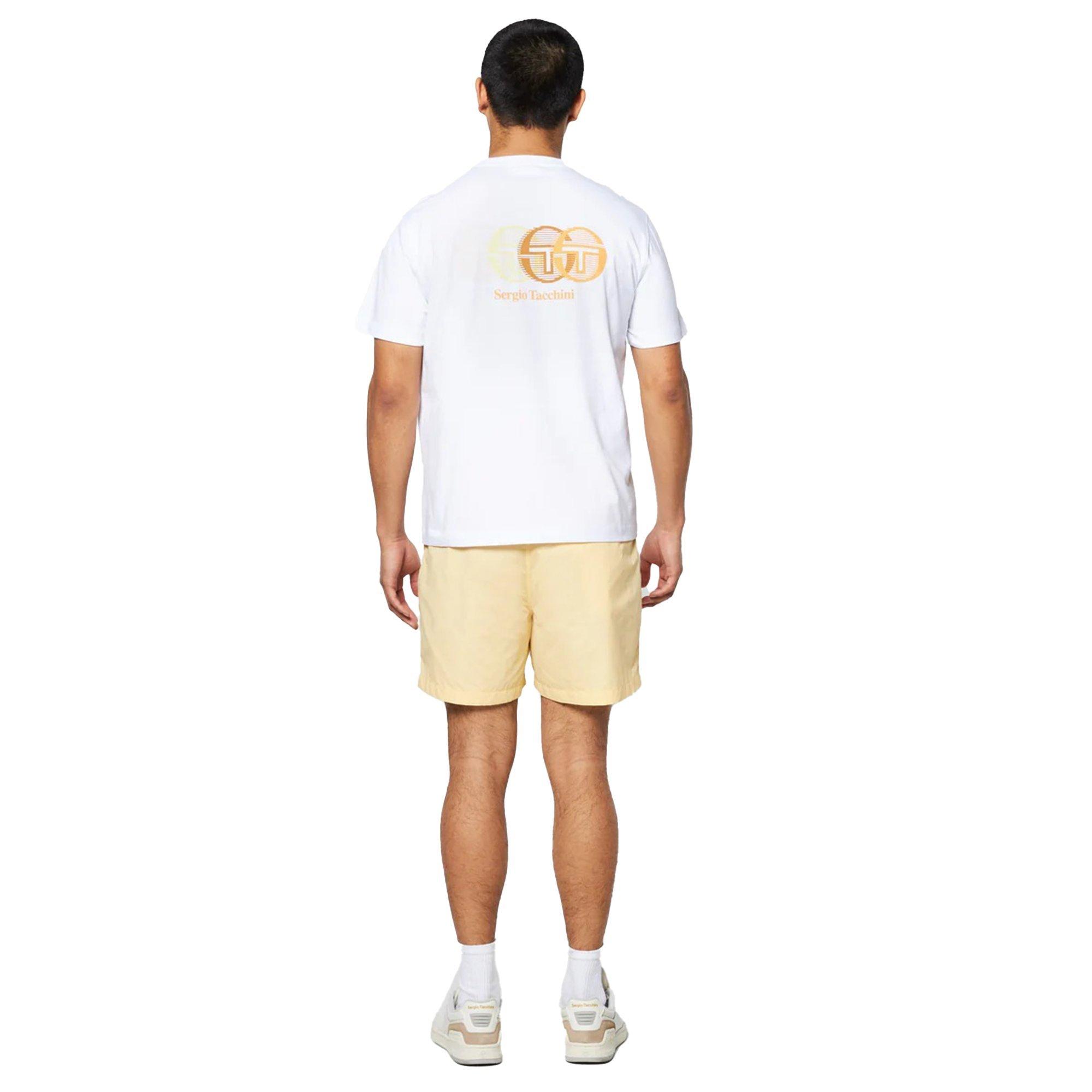 Sergio Tacchini Men's Tenda Tee - WHITE Thumbnail View 2