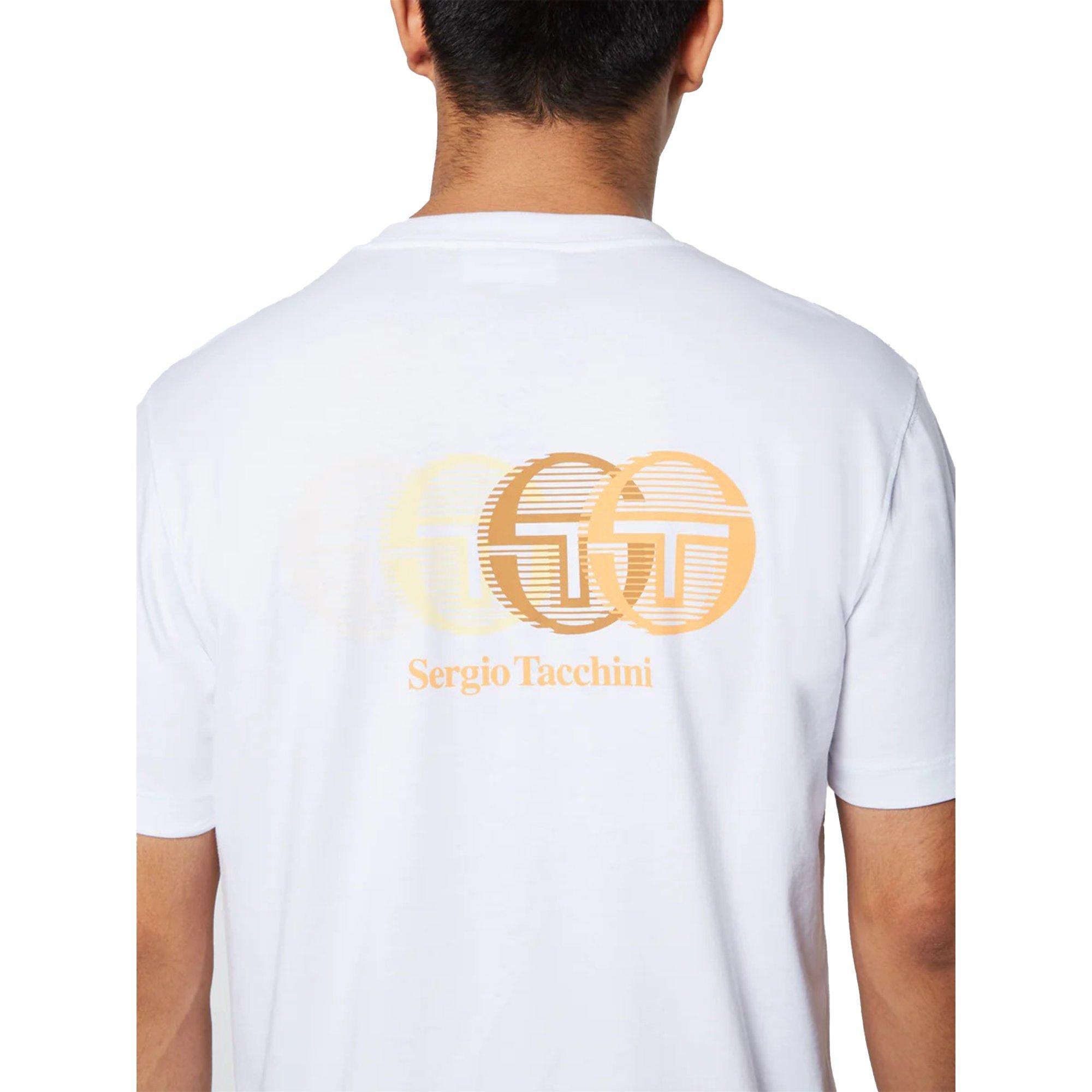 Sergio Tacchini Men's Tenda Tee - WHITE Thumbnail View 4