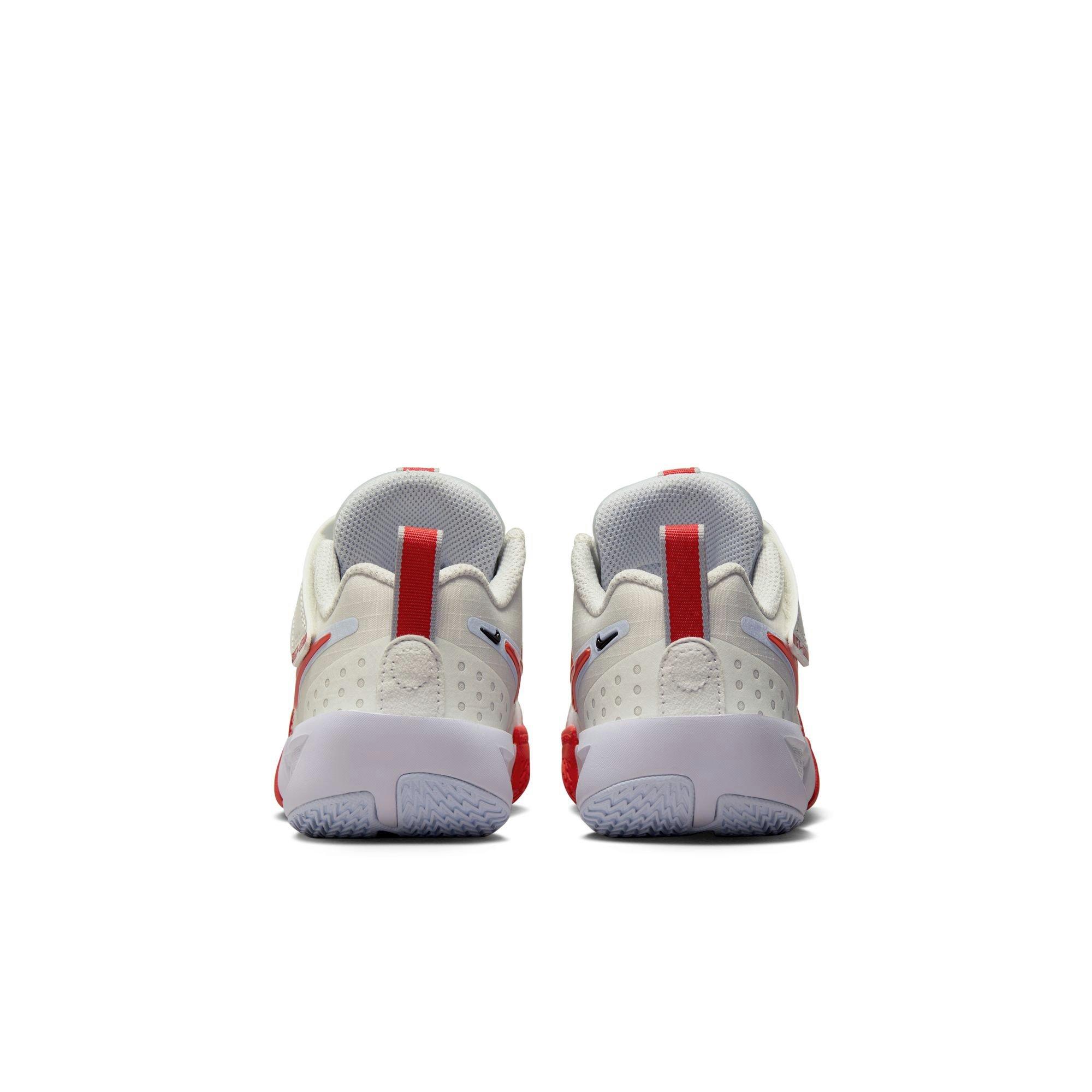 Nike G.T. Cut 3 "Summit White/Picante Red" Preschool Kids' Basketball Shoe - SUMMIT WHITE/PICANTE RED/FOOTBALL GREY Thumbnail View 8