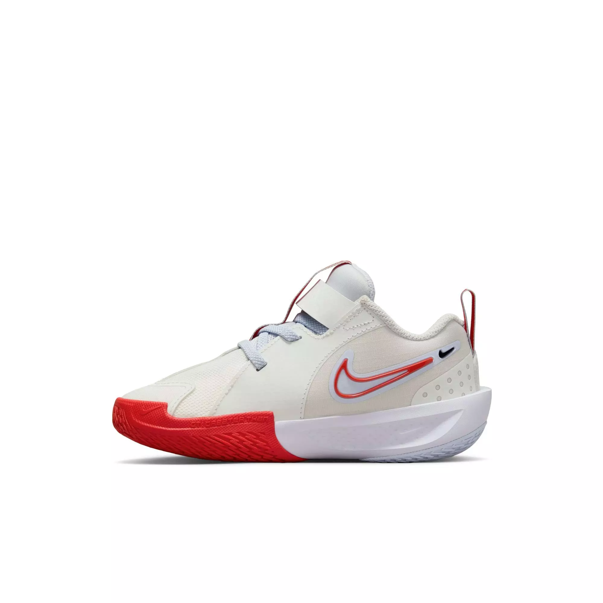 Nike G.T. Cut 3 "Summit White/Picante Red" Preschool Kids' Basketball Shoe - SUMMIT WHITE/PICANTE RED/FOOTBALL GREY