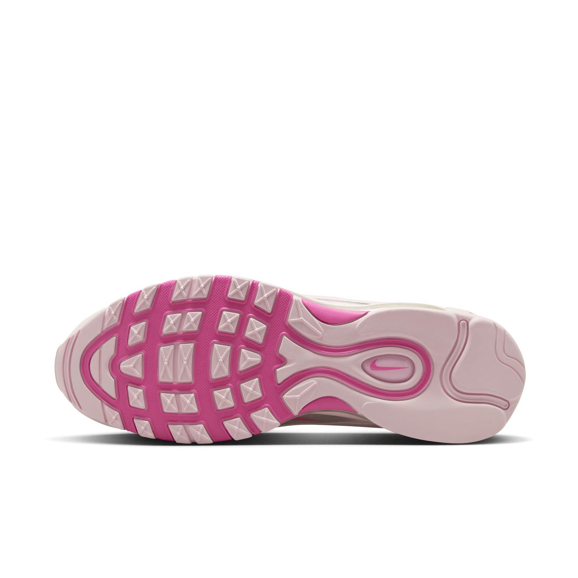 Nike pink bottom shoes best sale