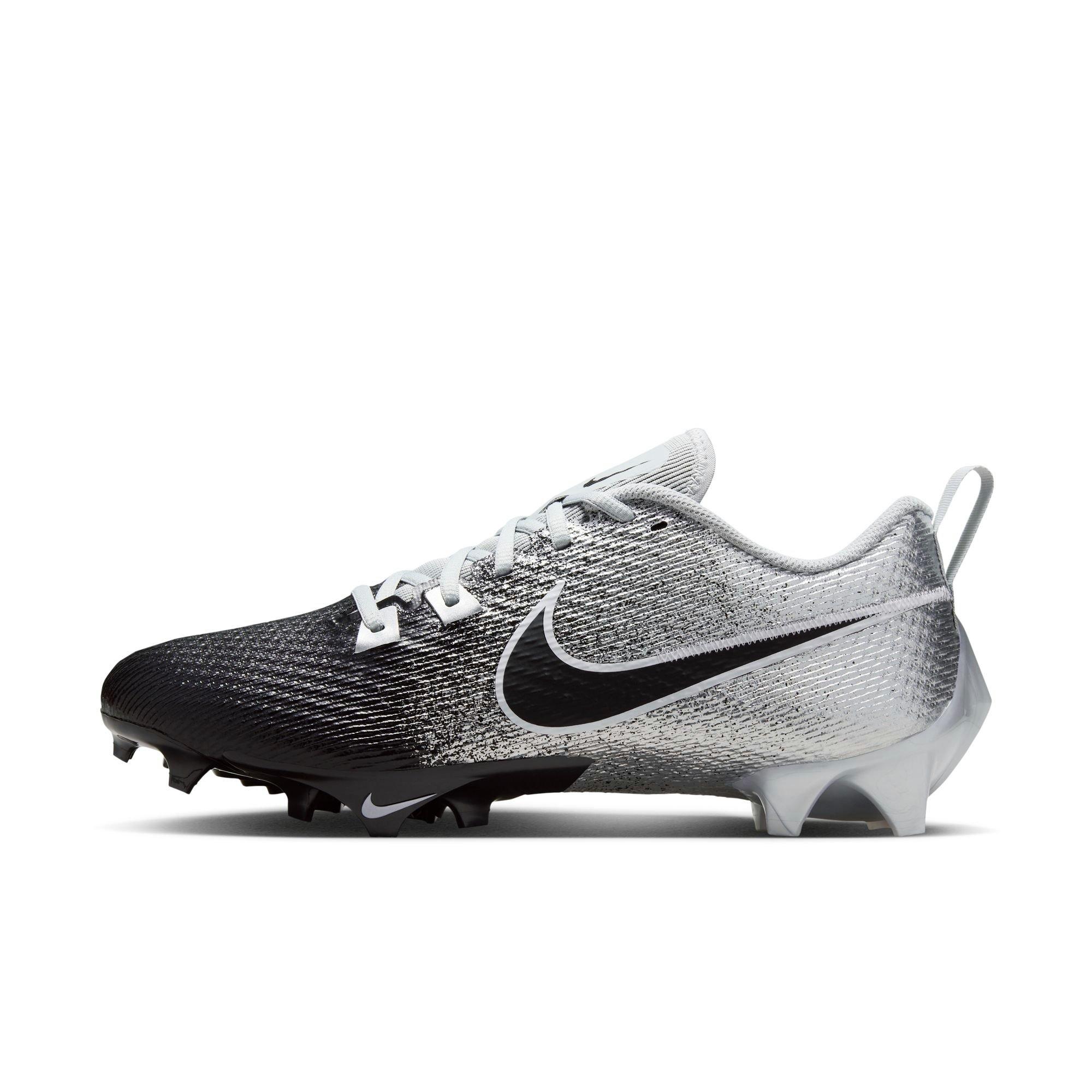 Nike Vapor Edge Speed 360 2 "Metallic Silver/Black/White" Men's Football Cleat - SILVER/BLACK Thumbnail View 3