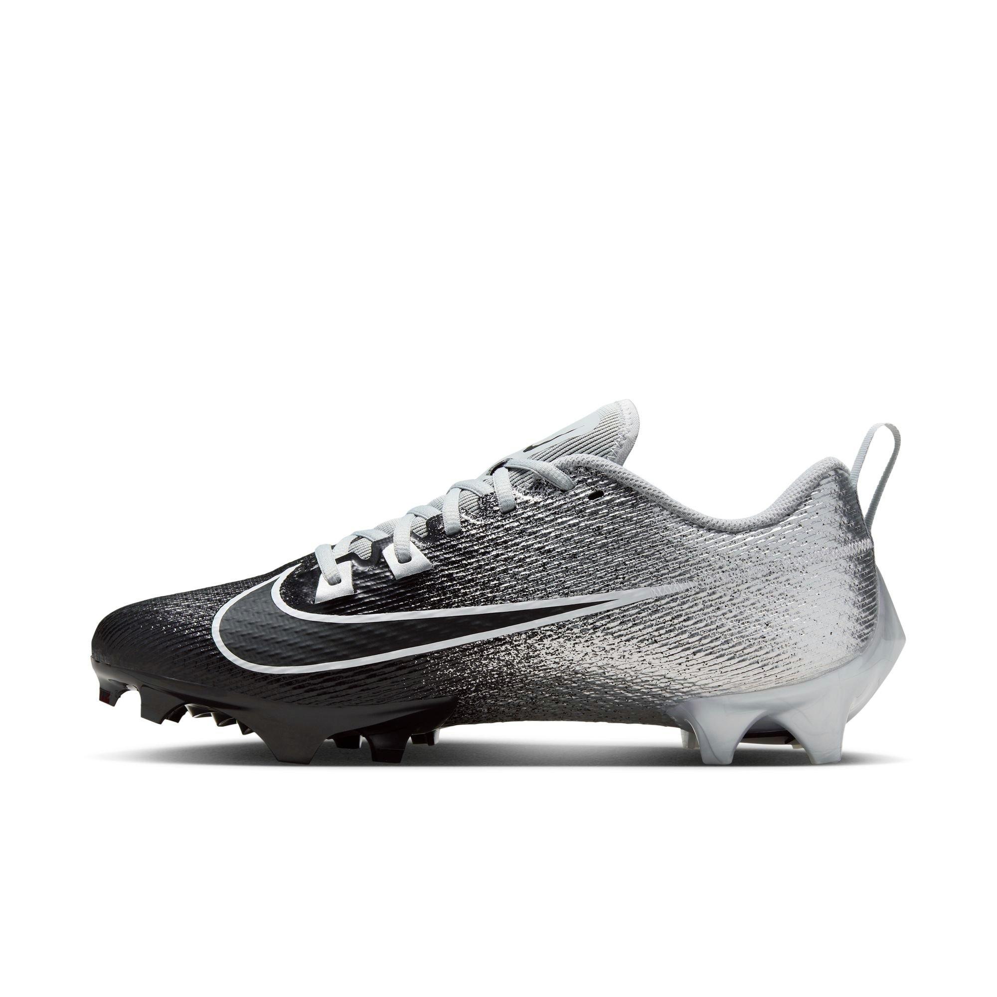 Nike Vapor Edge Speed 360 2 "Metallic Silver/Black/White" Men's Football Cleat - SILVER/BLACK Thumbnail View 4