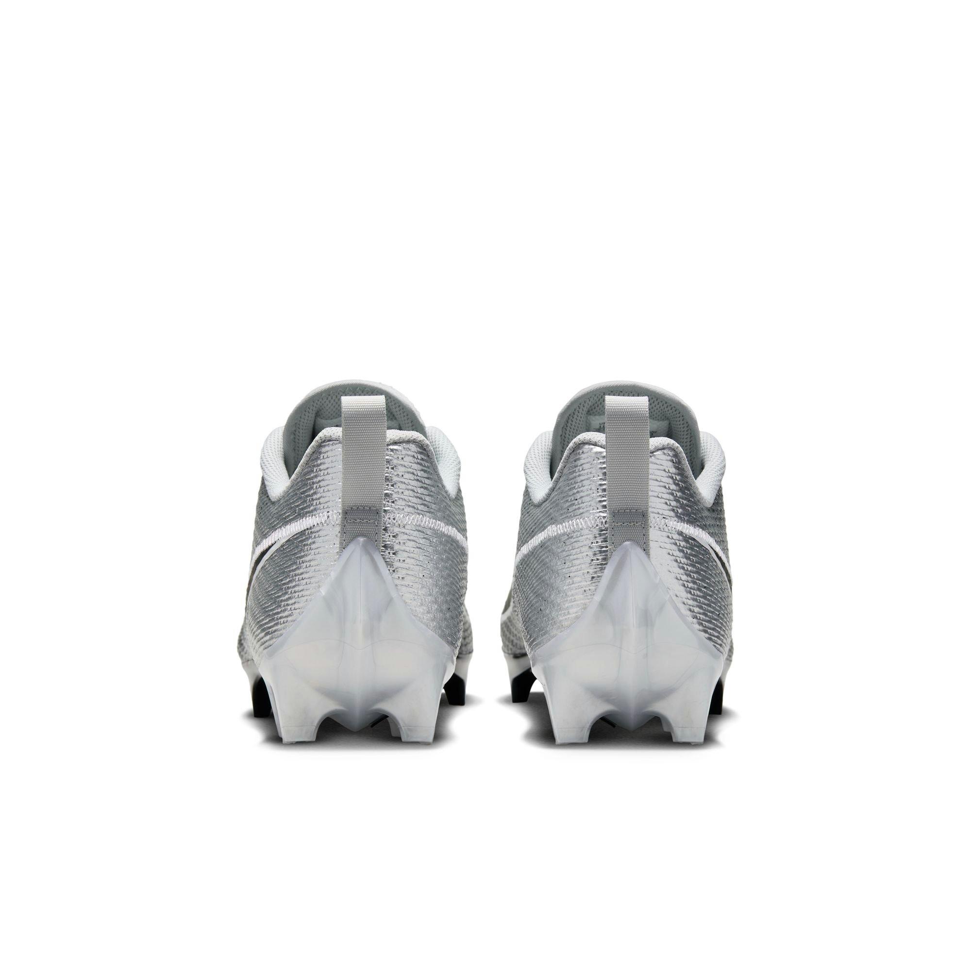 Nike Vapor Edge Speed 360 2 "Metallic Silver/Black/White" Men's Football Cleat - SILVER/BLACK Thumbnail View 5