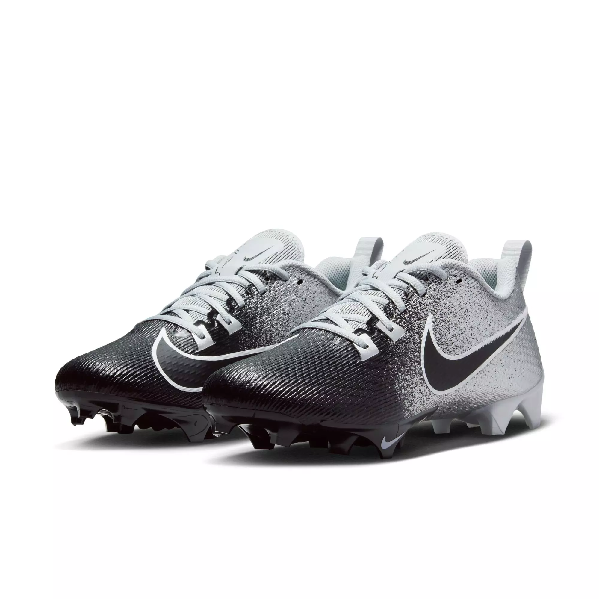 Nike Vapor Edge Speed 360 2 "Metallic Silver/Black/White" Men's Football Cleat - SILVER/BLACK