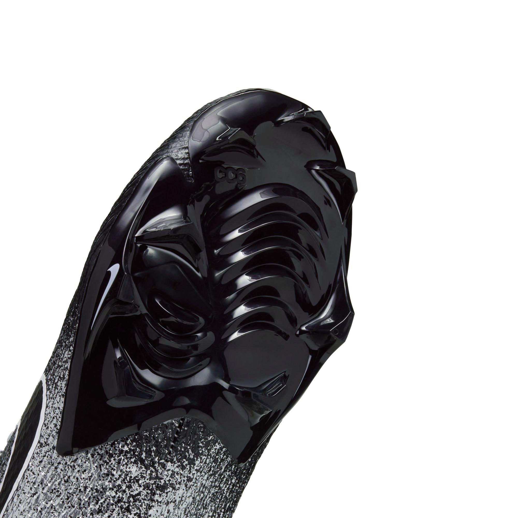 Nike Vapor Edge Speed 360 2 "Metallic Silver/Black/White" Men's Football Cleat - SILVER/BLACK Thumbnail View 9