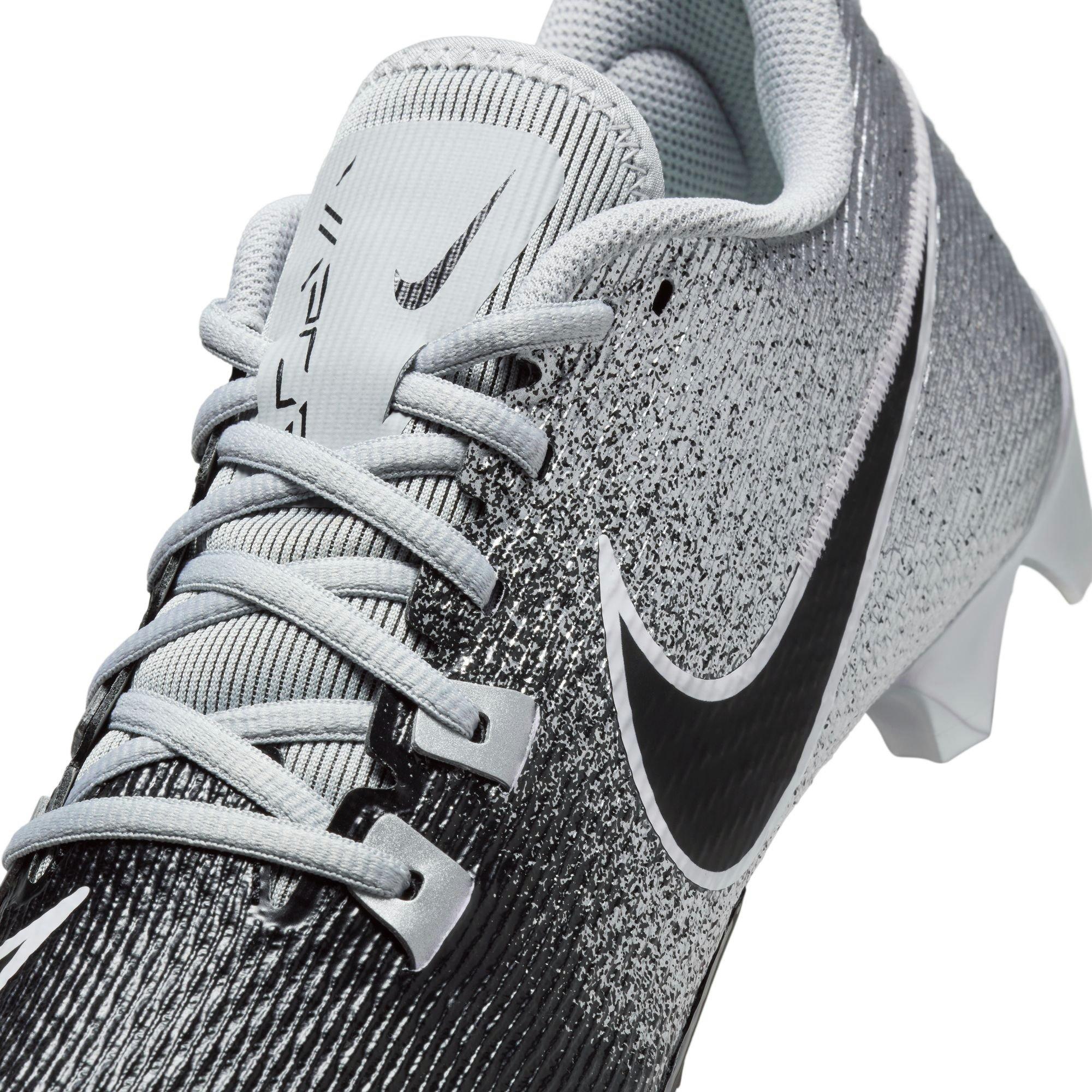 Nike Vapor Edge Speed 360 2 "Metallic Silver/Black/White" Men's Football Cleat - SILVER/BLACK Thumbnail View 11