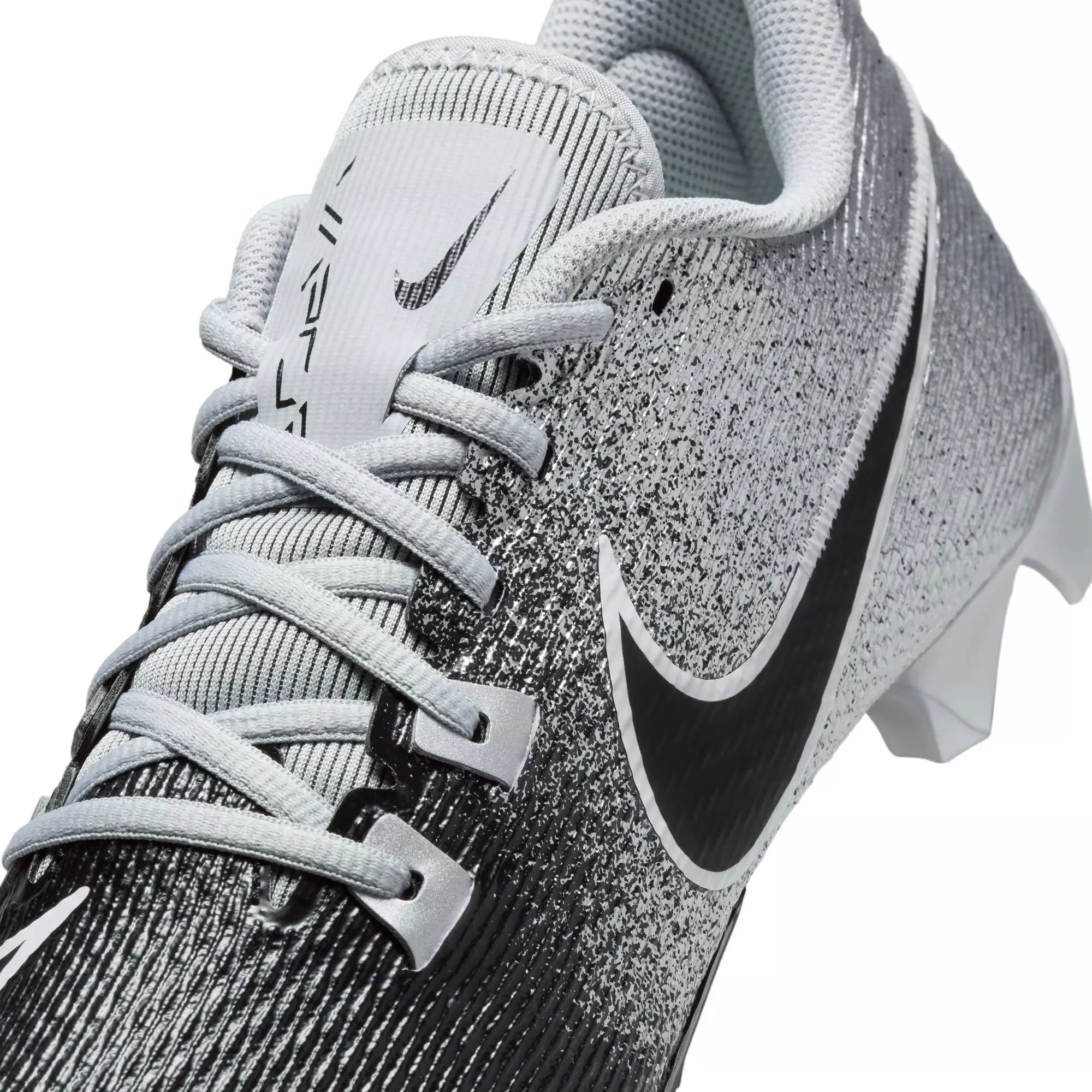 Nike Vapor Edge Speed 360 2 "Metallic Silver/Black/White" Men's Football Cleat - SILVER/BLACK
