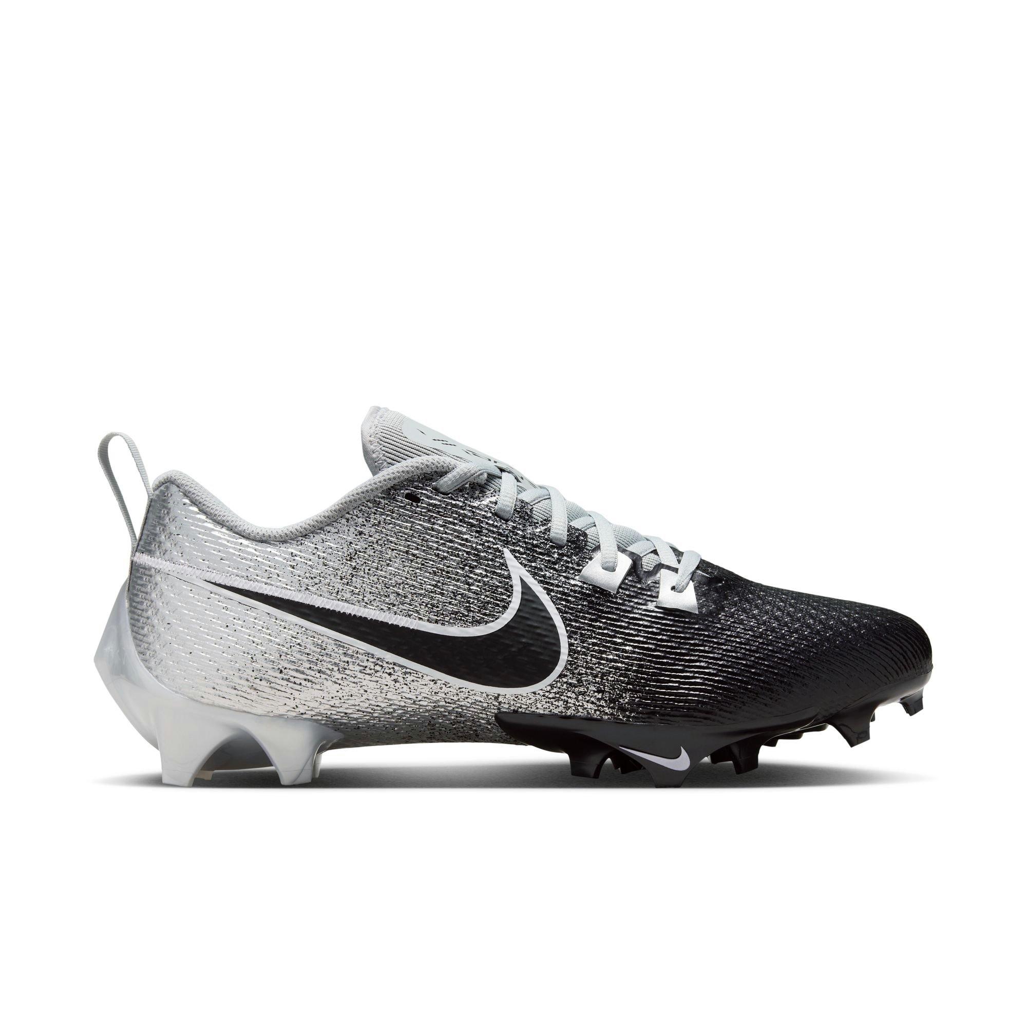 Nike Vapor Edge Speed 360 2 "Metallic Silver/Black/White" Men's Football Cleat - SILVER/BLACK Thumbnail View 1