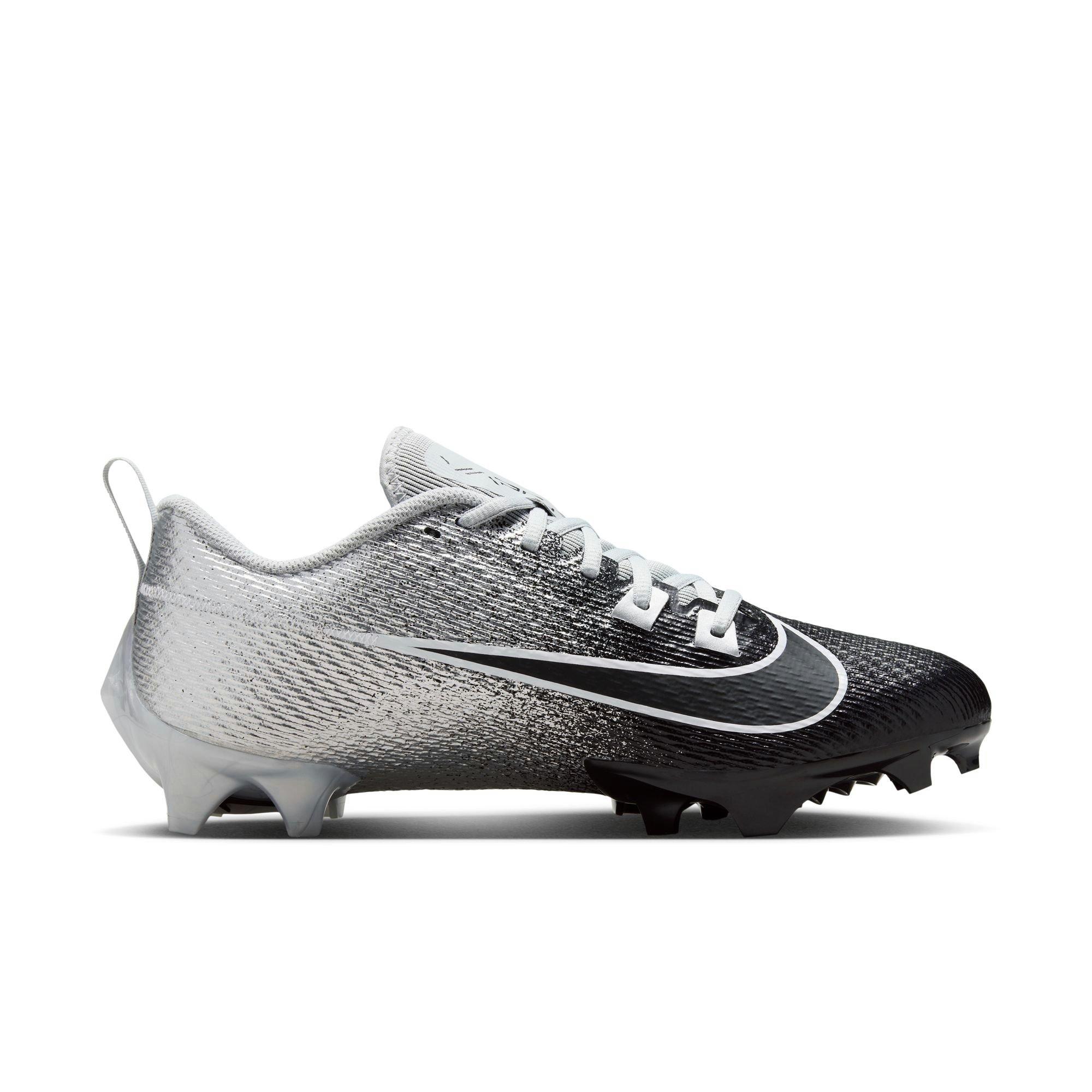 Nike Vapor Edge Speed 360 2 "Metallic Silver/Black/White" Men's Football Cleat - SILVER/BLACK Thumbnail View 2