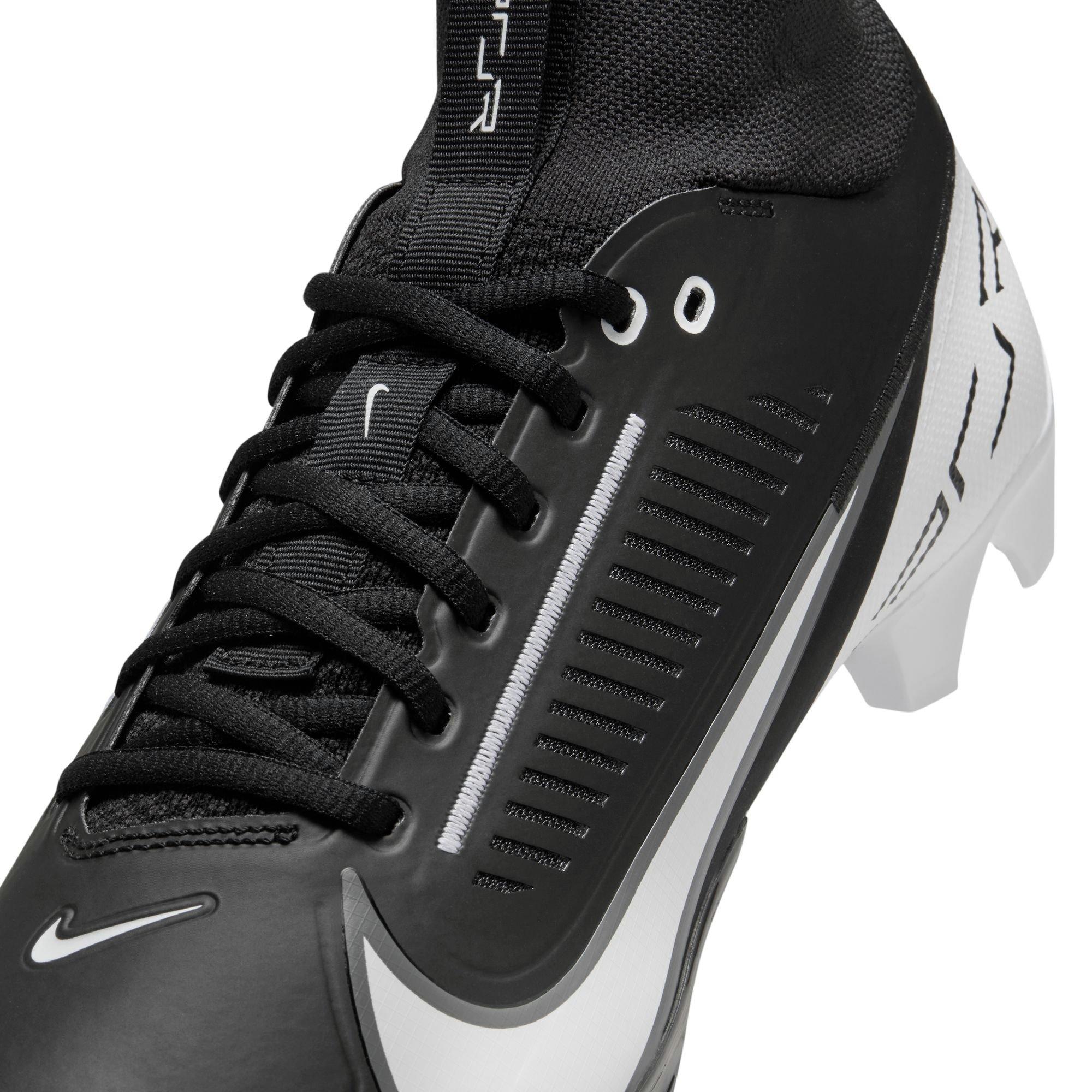 Nike Vapor Edge Pro 360 2 "Black/White" Men's Football Cleat - BLACK/WHITE Thumbnail View 11