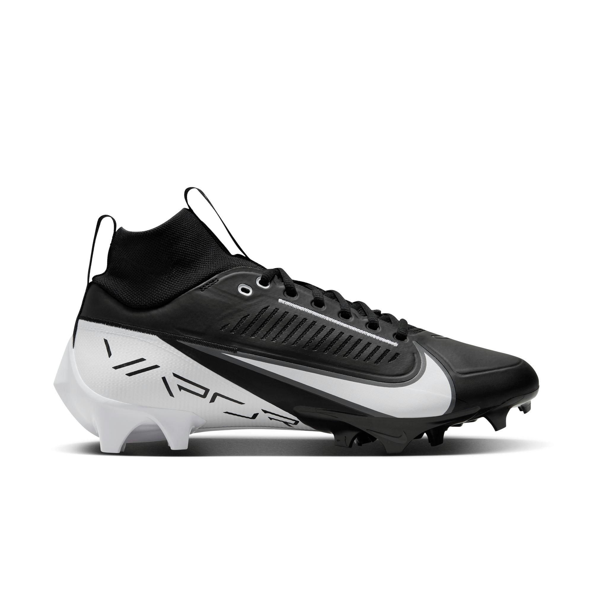 Nike Vapor Edge Pro 360 2 Football Cleat Black/White | Hibbett display picture 2