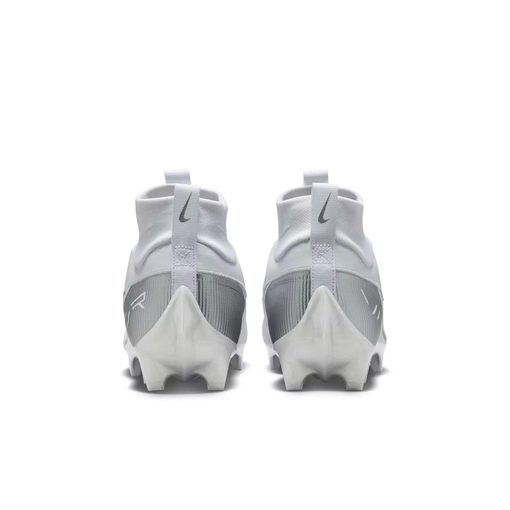 Nike Vapor Edge Pro 360 2 "White/Metallic Silver" Men's Football Cleat - WHITE/SILVER
