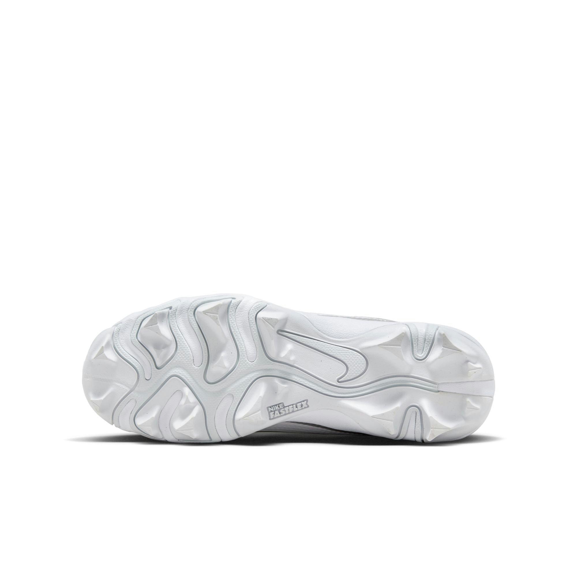 Nike Vapor Edge Shark 2  Grade School Boys' "White/Metallic Silver" Football Cleat