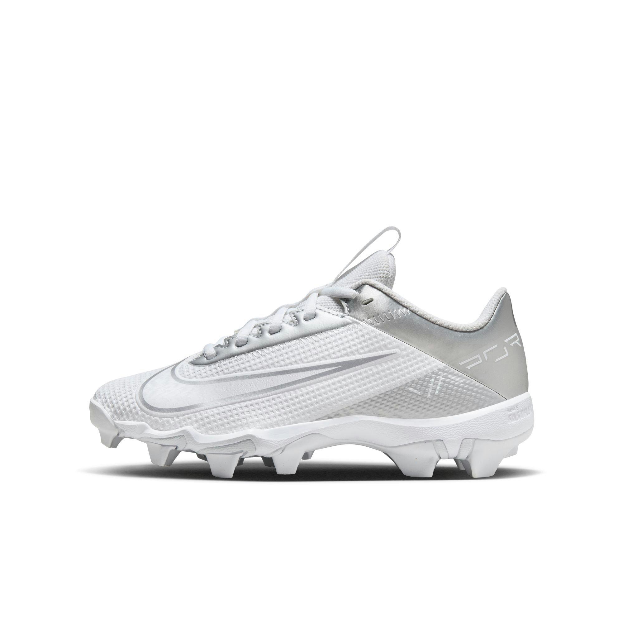 Nike Vapor Edge Shark 2  Preschool Boys' "White/Metallic Silver" Football Cleat